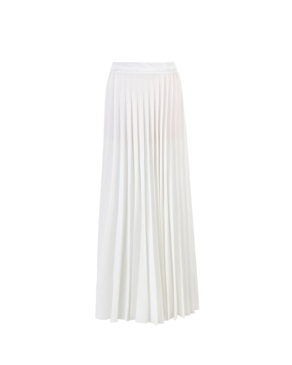 Basic Pleated White Skirt