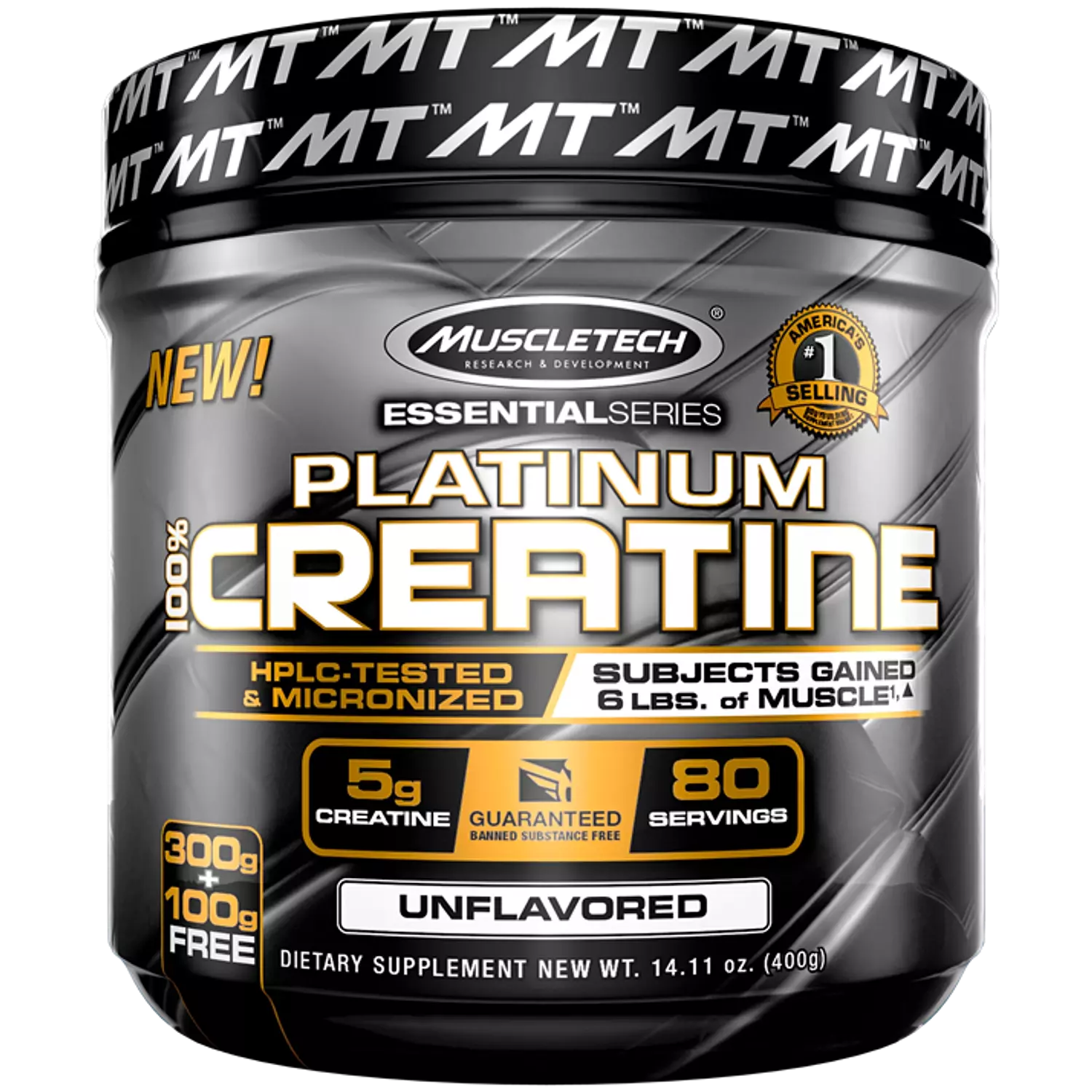 Muscletech Platinum Creatine-80Serv.-400G hover image