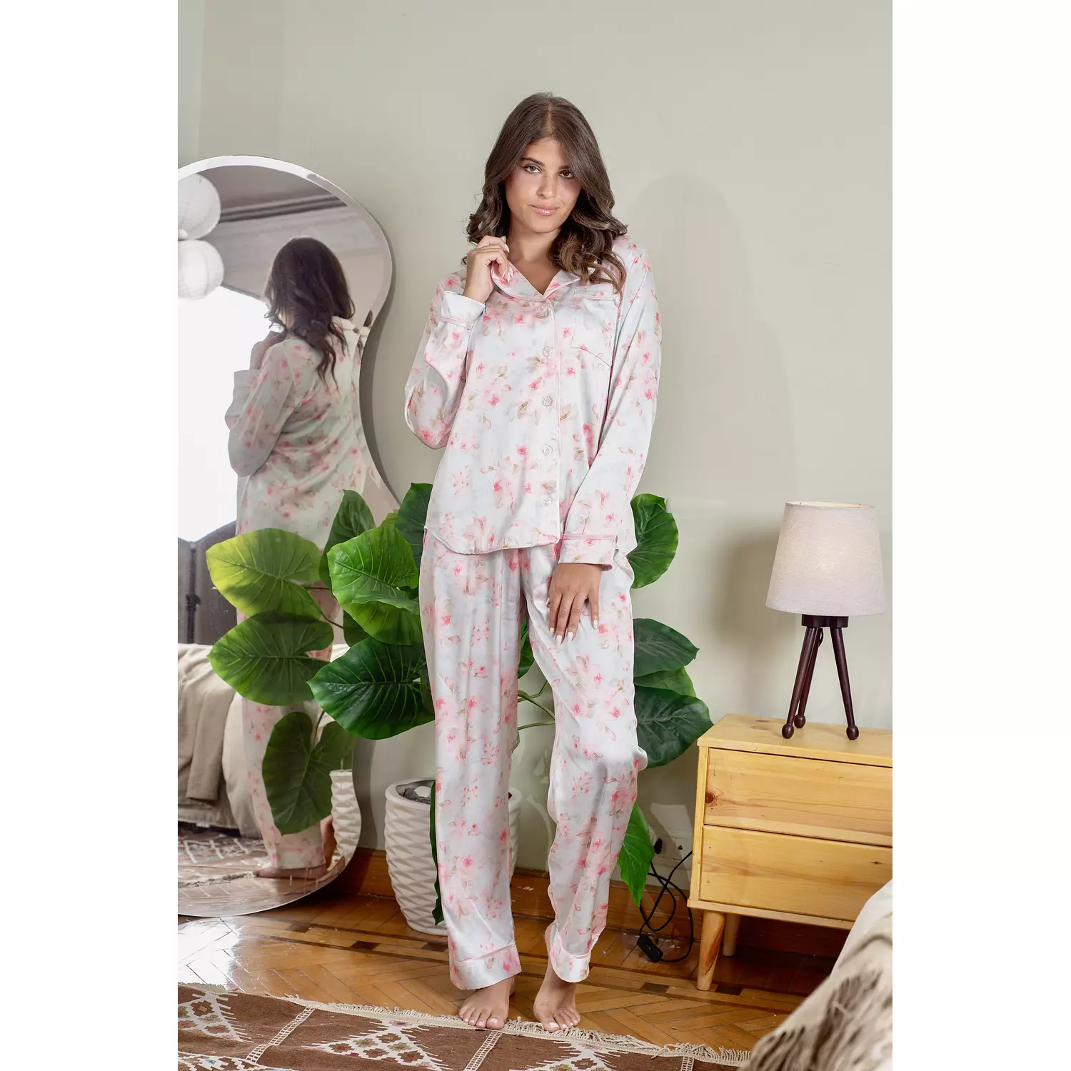 British Rose Turkish Pure Silk PJ 7