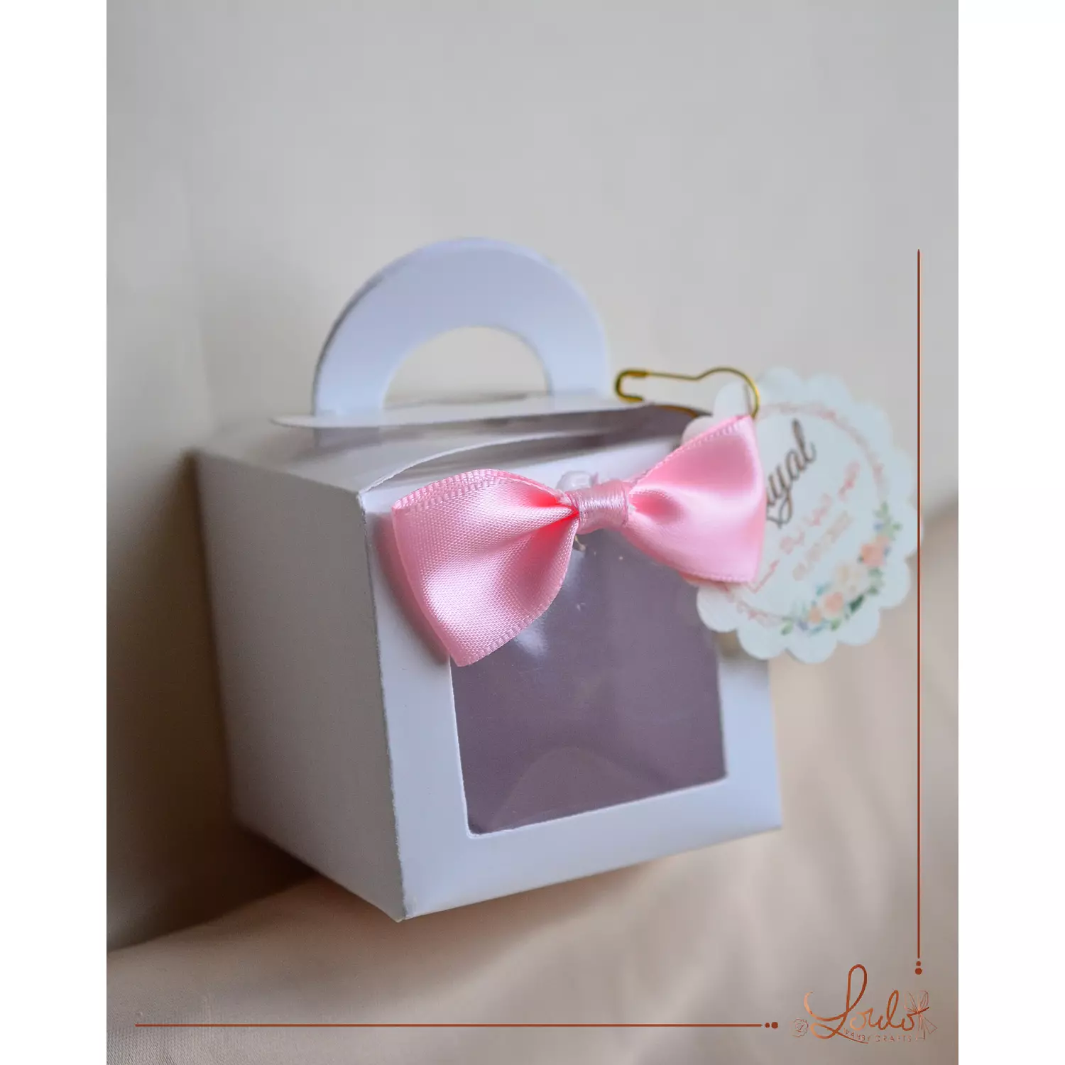 Baby Shower White Gift Box 2