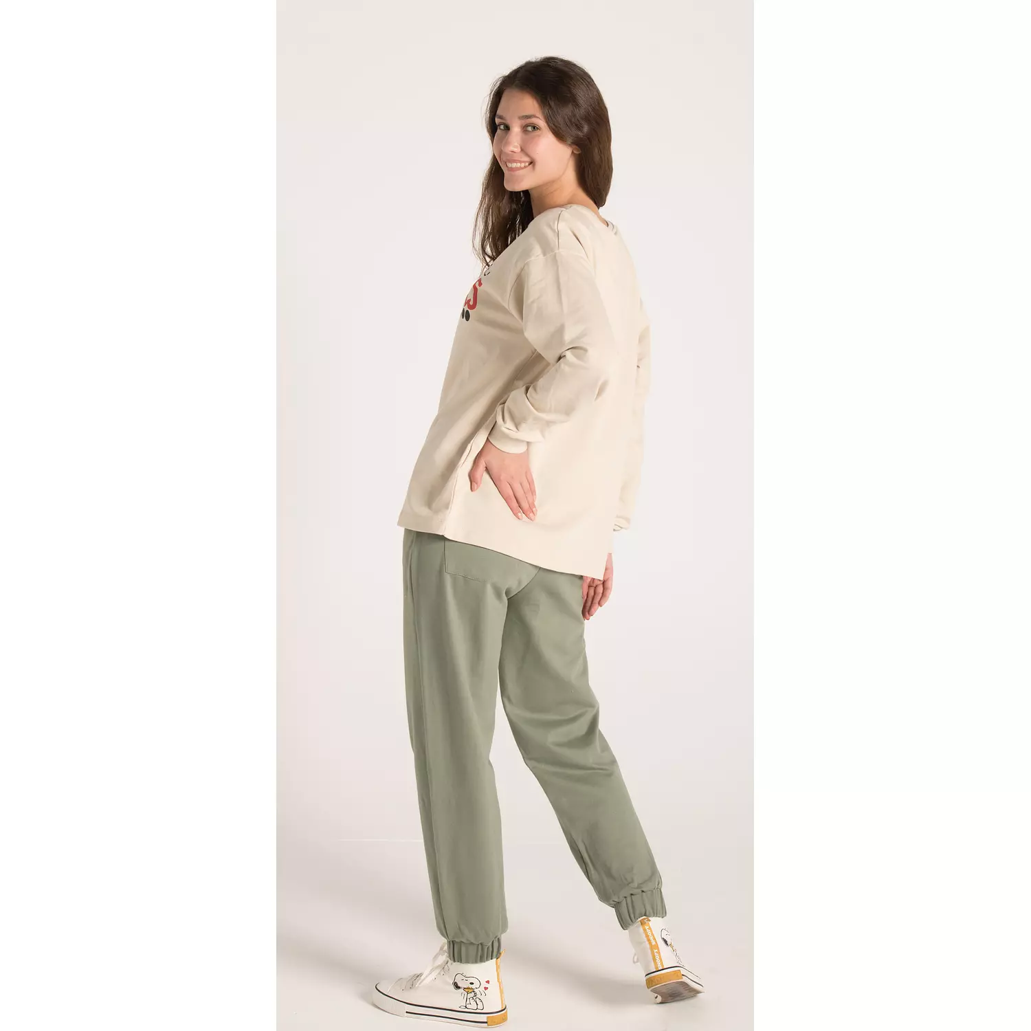 DRAWSTRING WAIST SWEATPANT 2