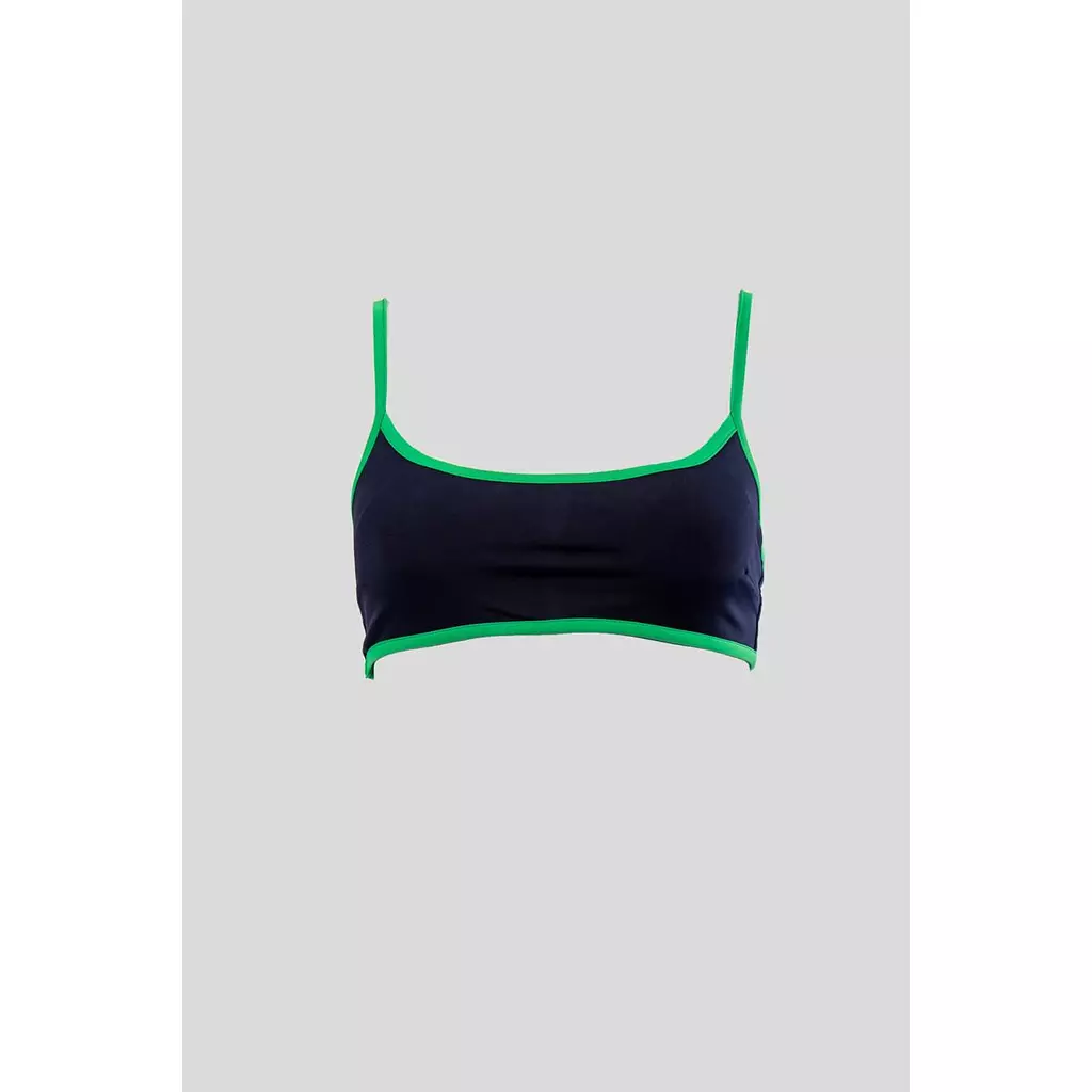 Green Line Bikini Top 