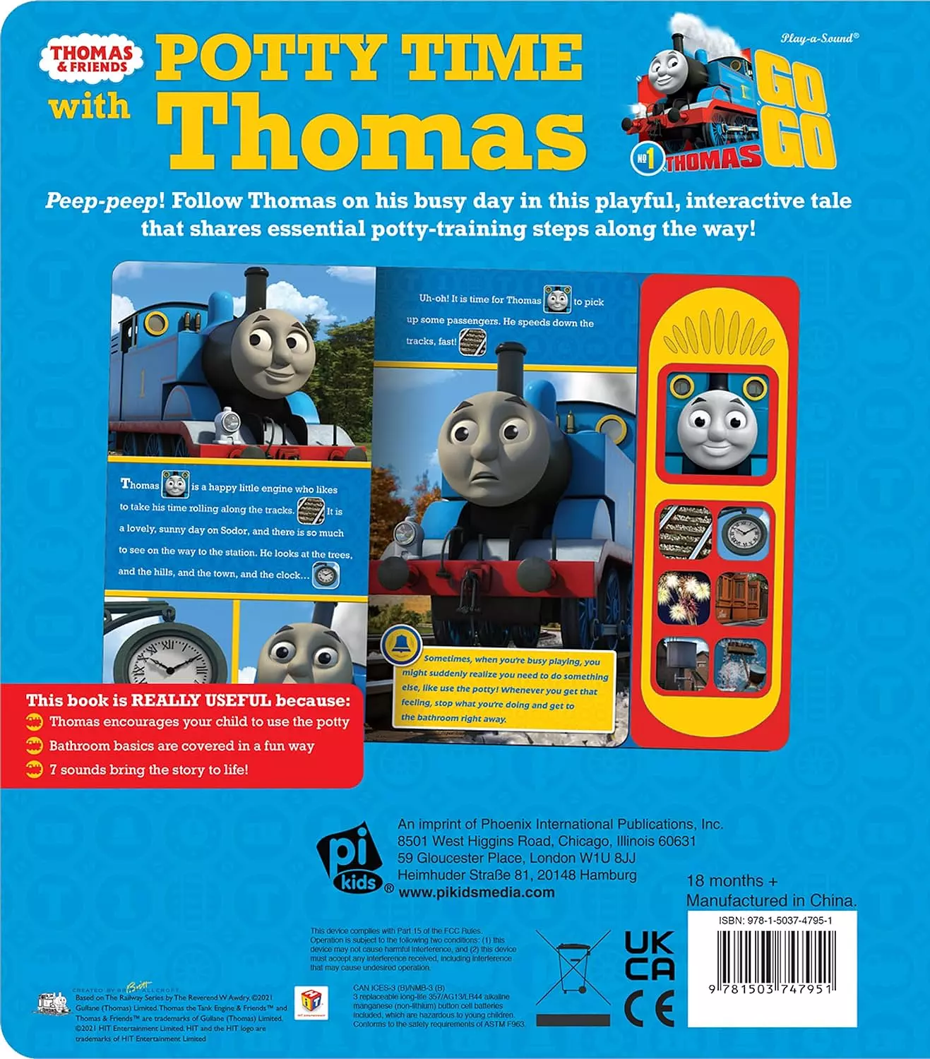 Thomas & Friends - Potty Time with Thomas (Sound Book) 3