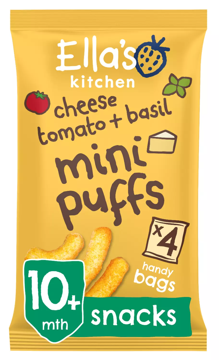 Cheese + Tomato basil puffs - 32 Grams  hover image
