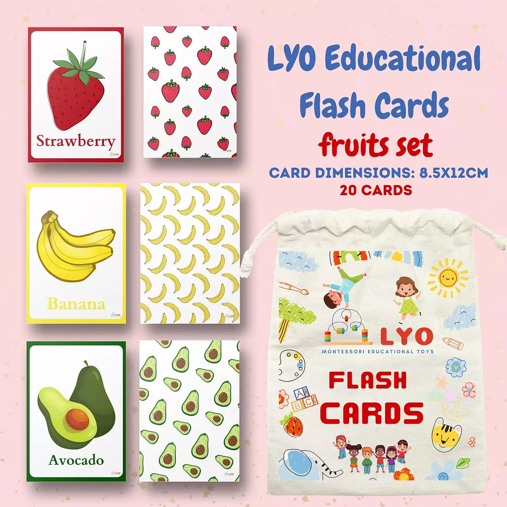 LYO Flash Cards (Fruits-Vegetables)