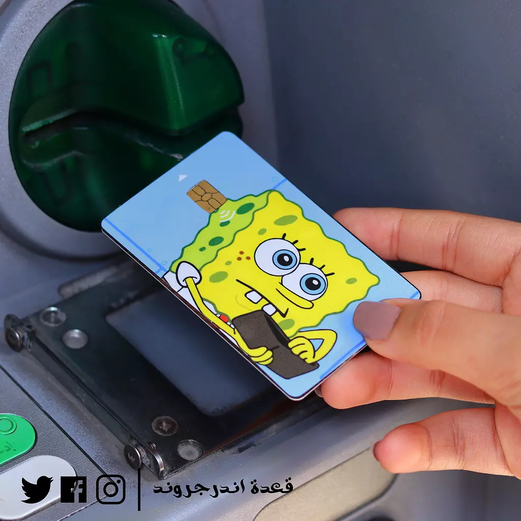 Visa Sticker - SpongeBob SquarePants Cartoon 