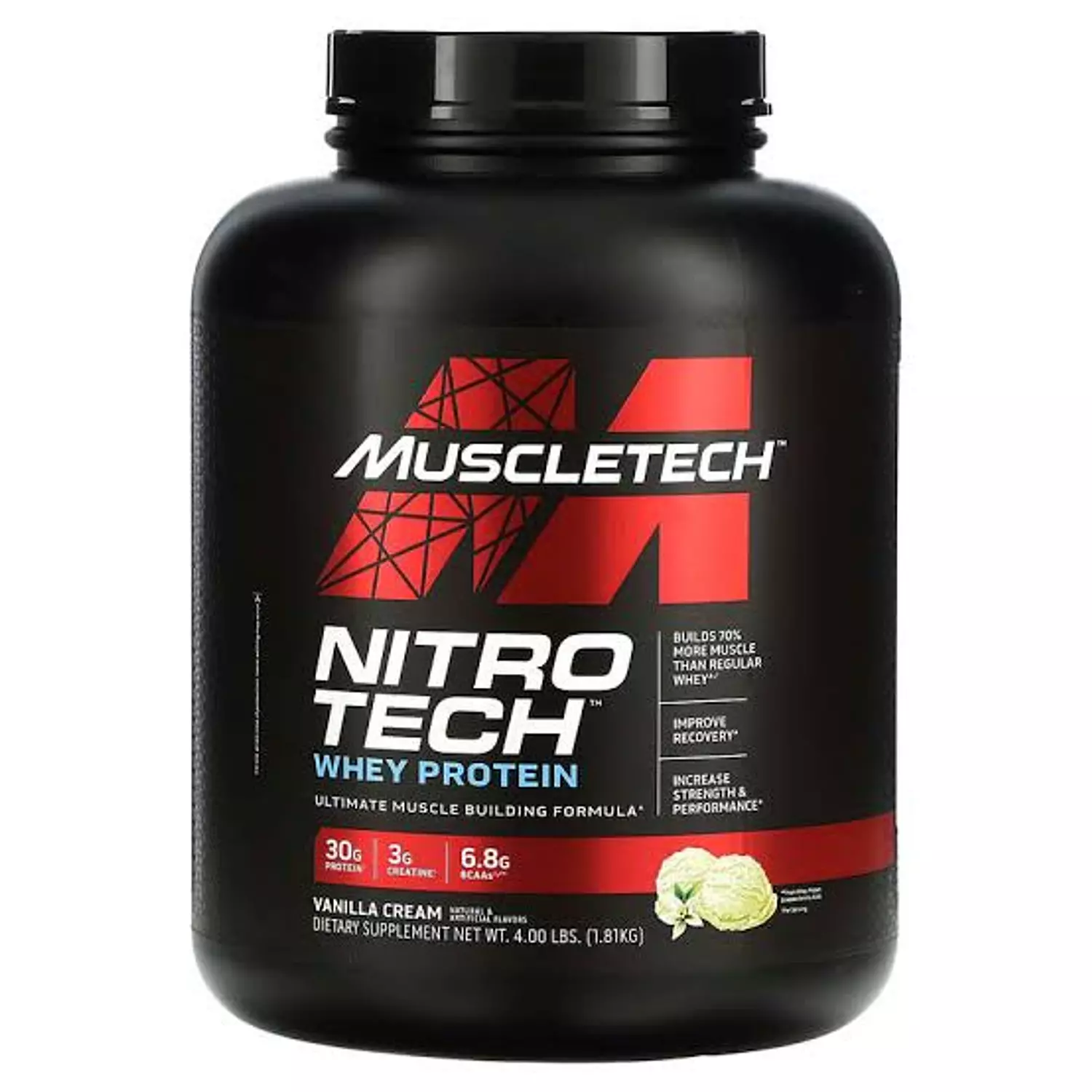 Muscletech NitroTech-41Serv.-1.80Kg-Milk Chocolate hover image