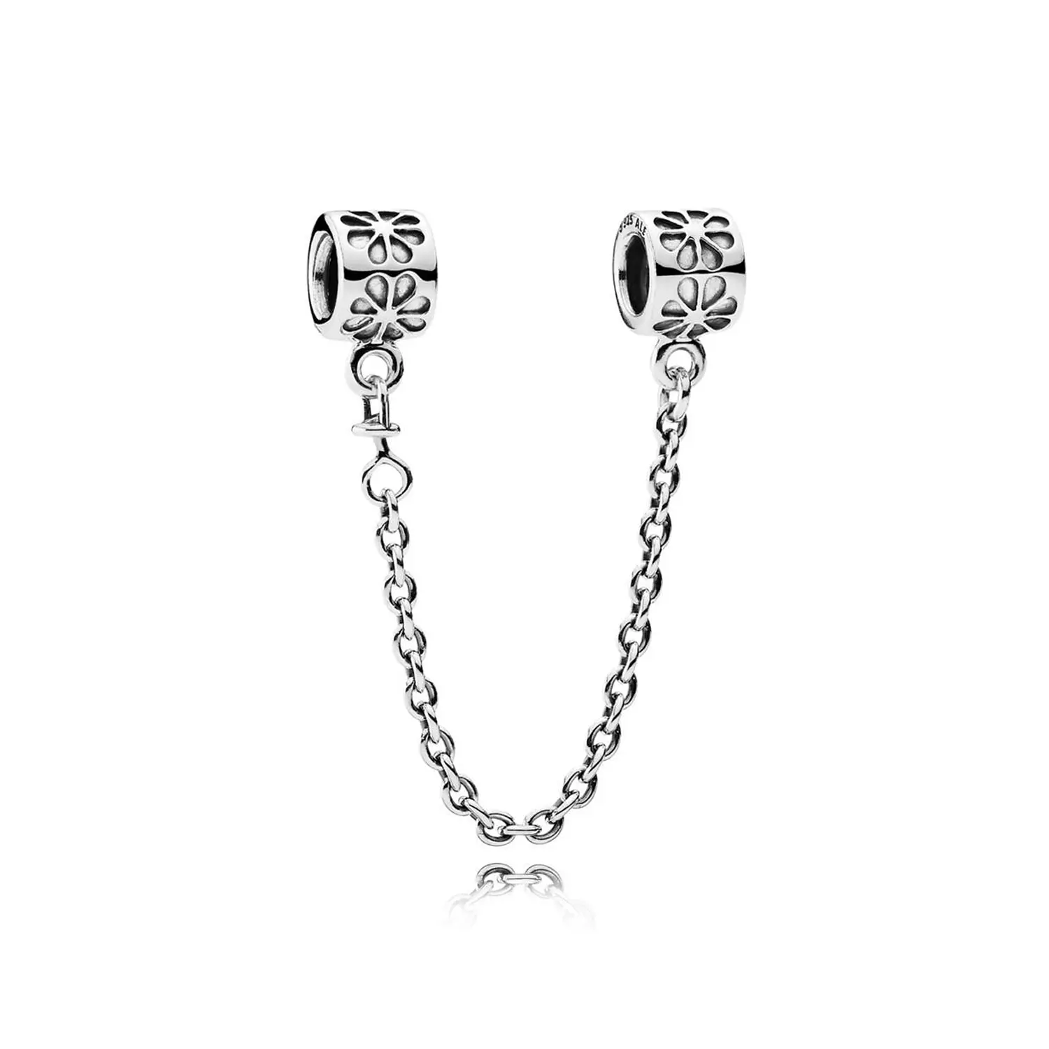 Beads & Pavé Safety Chain Charm hover image