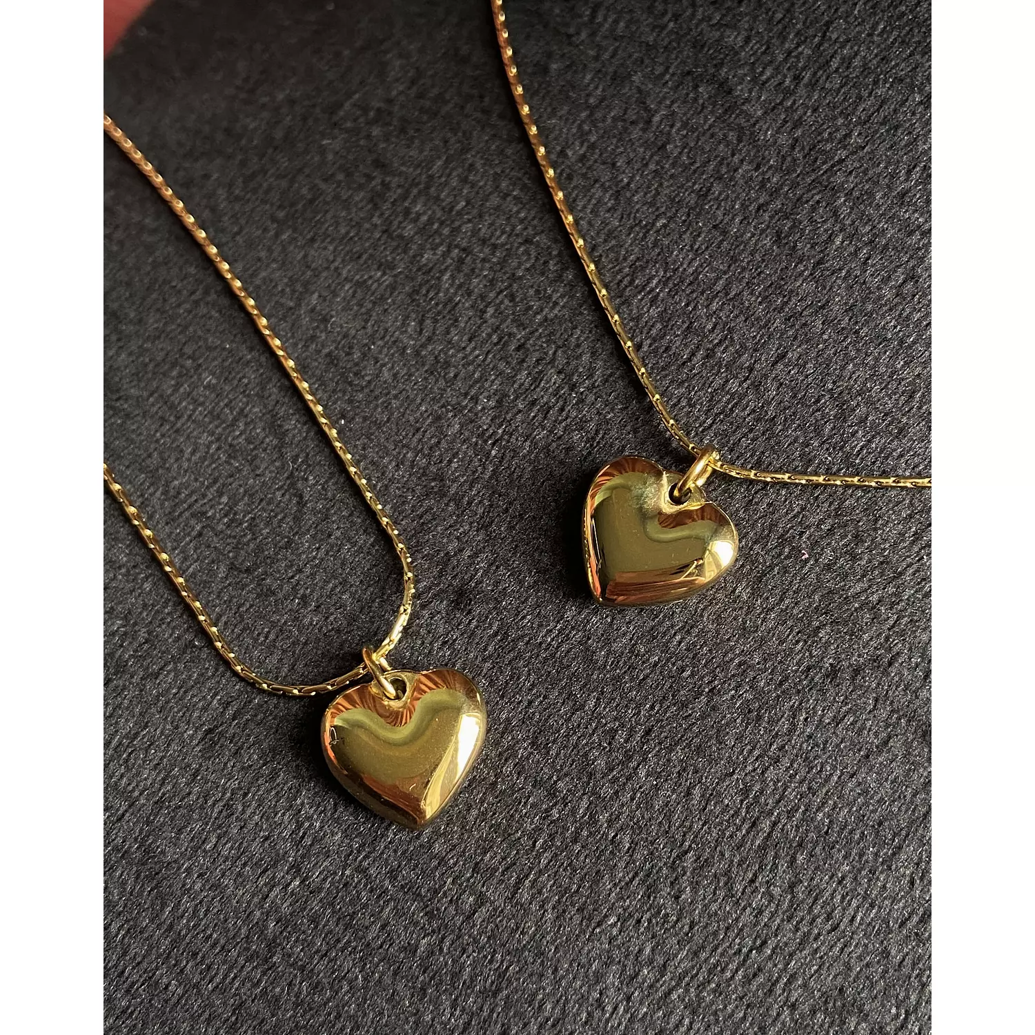 Heart charm stainless steel necklace ✨ 2