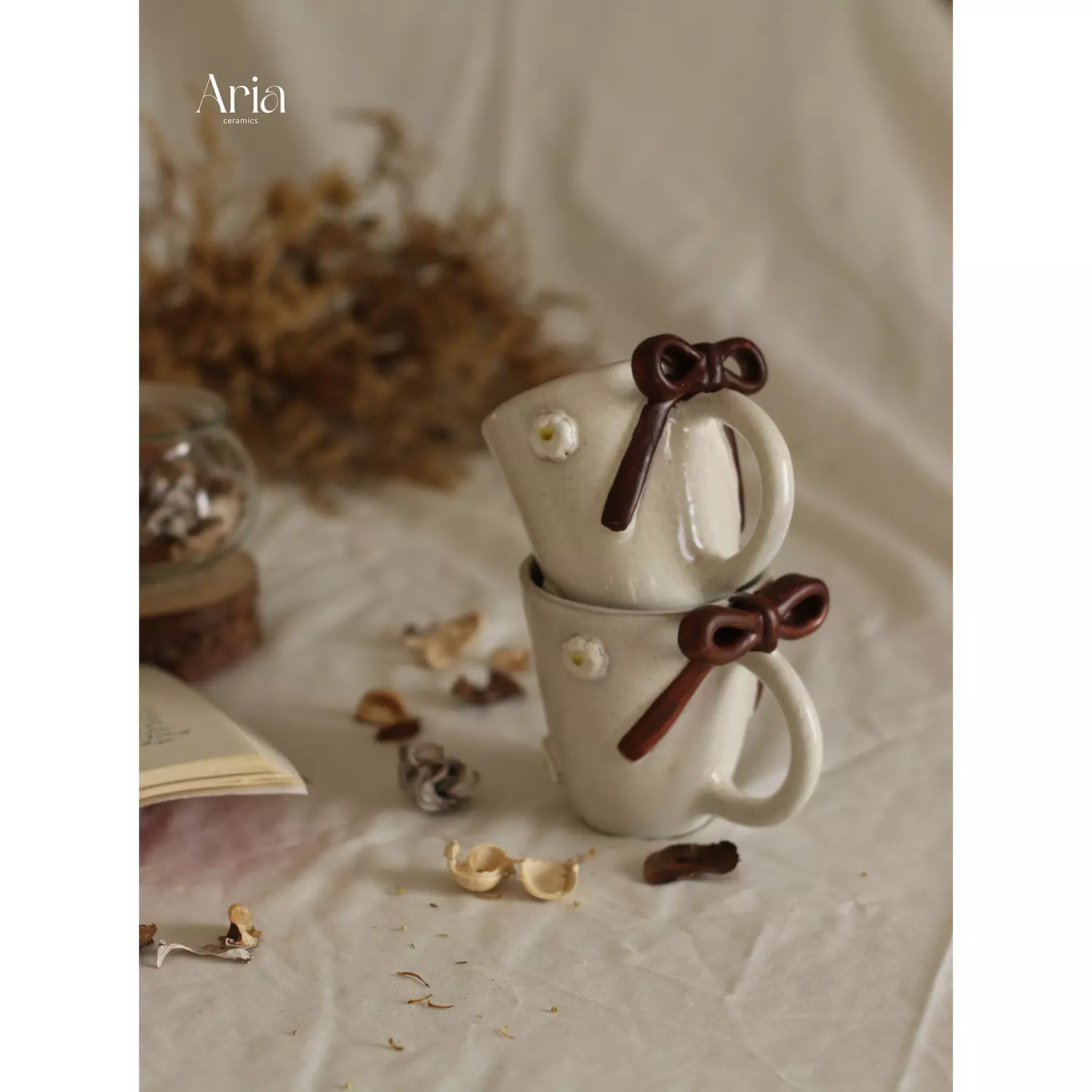 Bow Mug-Brown 3