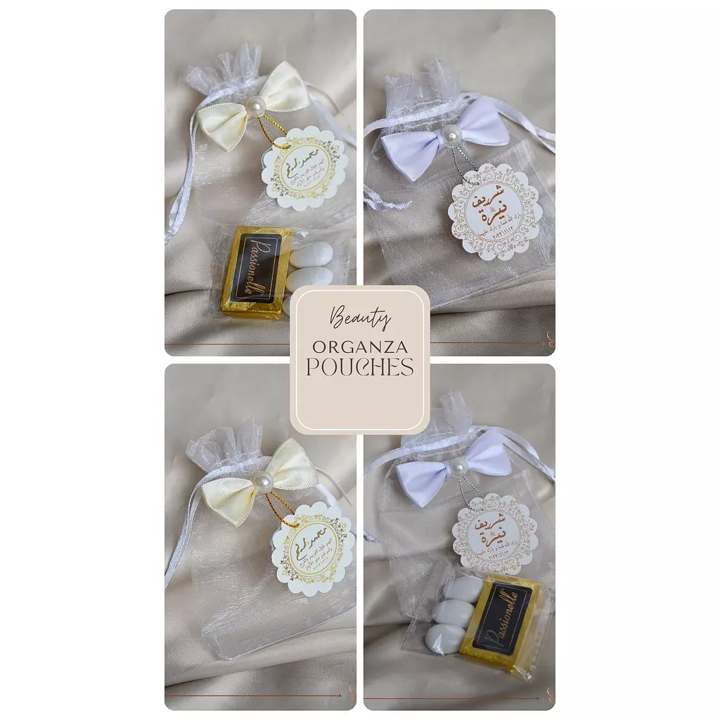 Wedding (Katbkitab) Organza Pouches  