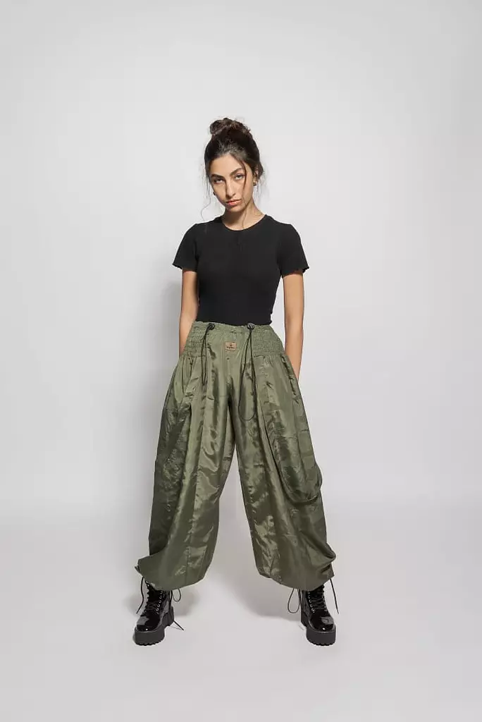 Camo Parachute Pants