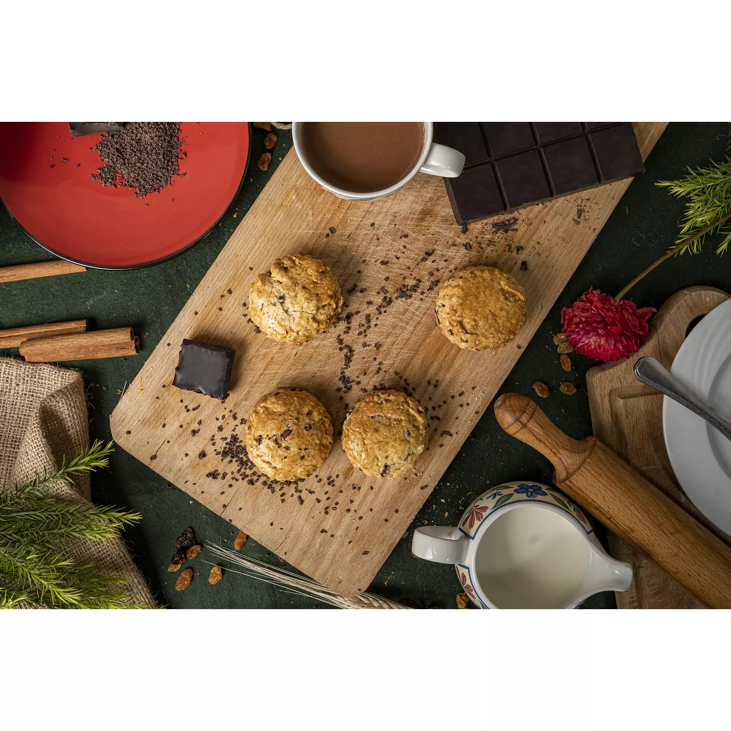 Chocolate Chip Tea Scones 1