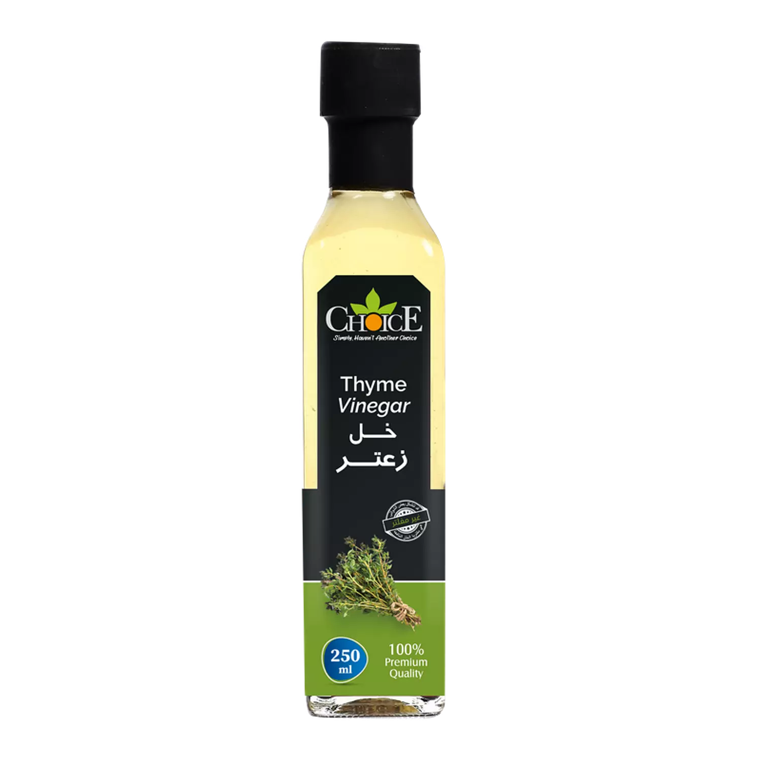 Choice unfiltered thyme vinegar 250ml hover image