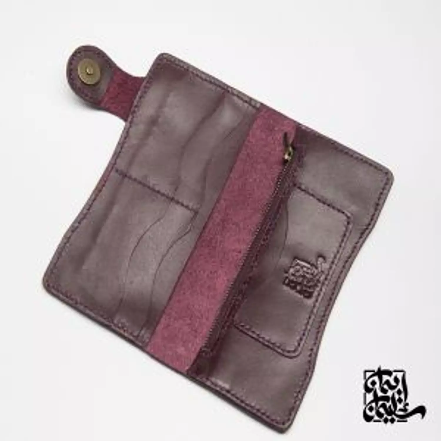 Kean Purple Wallet (Pure Leather)  1