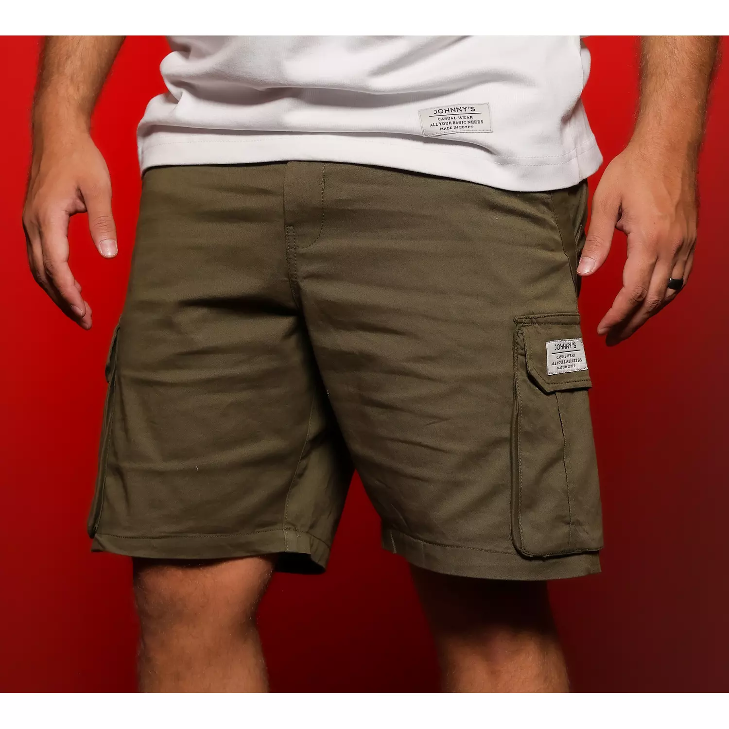 Gabardine Cargo Shorts 4