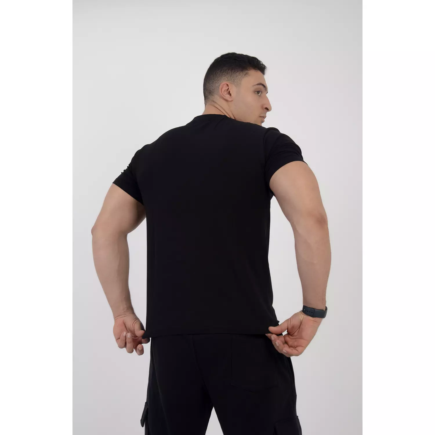 Fitted Black T-Shirt  2