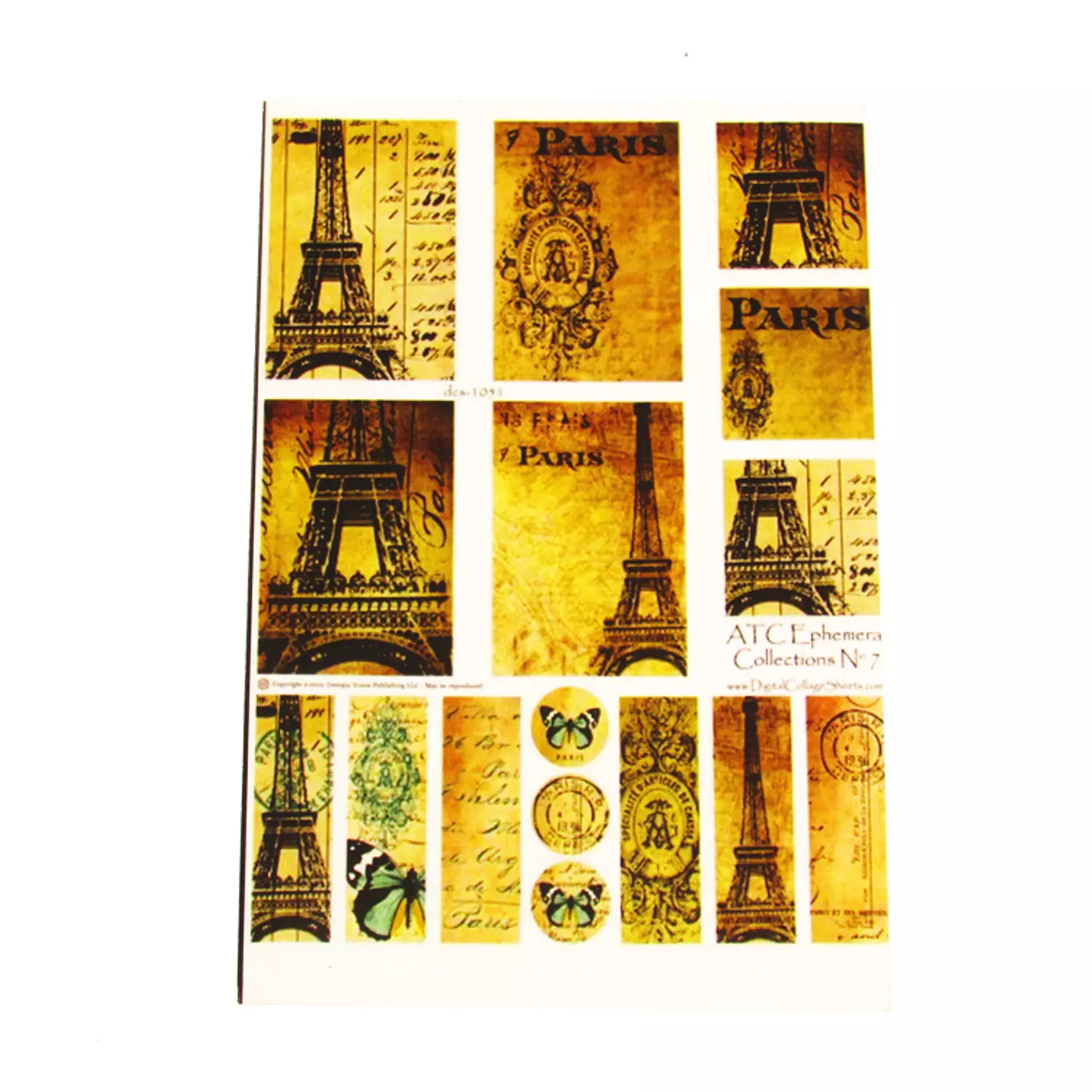 Stickers With Stamp design A5 8