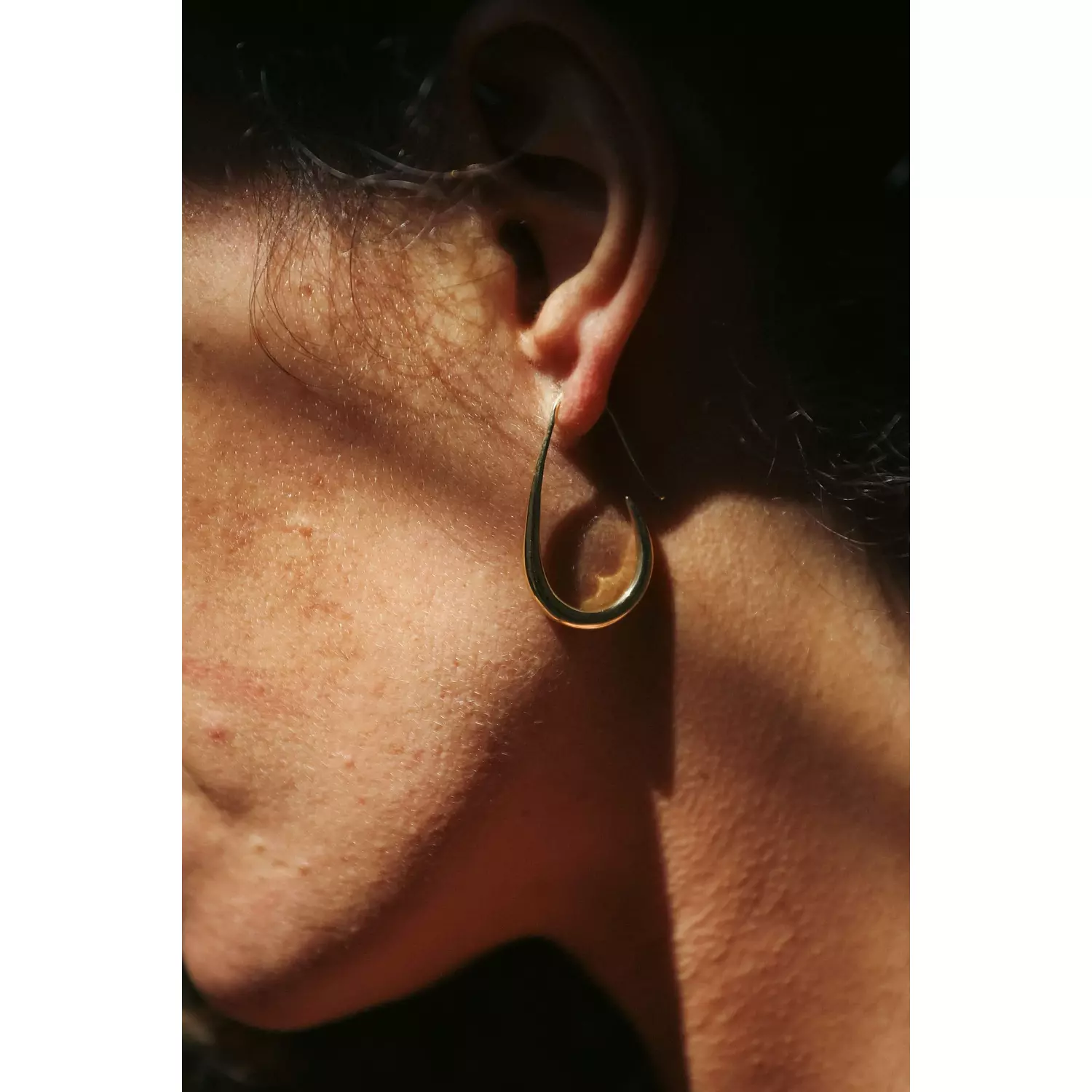 Water Drop Earring Brass hover image