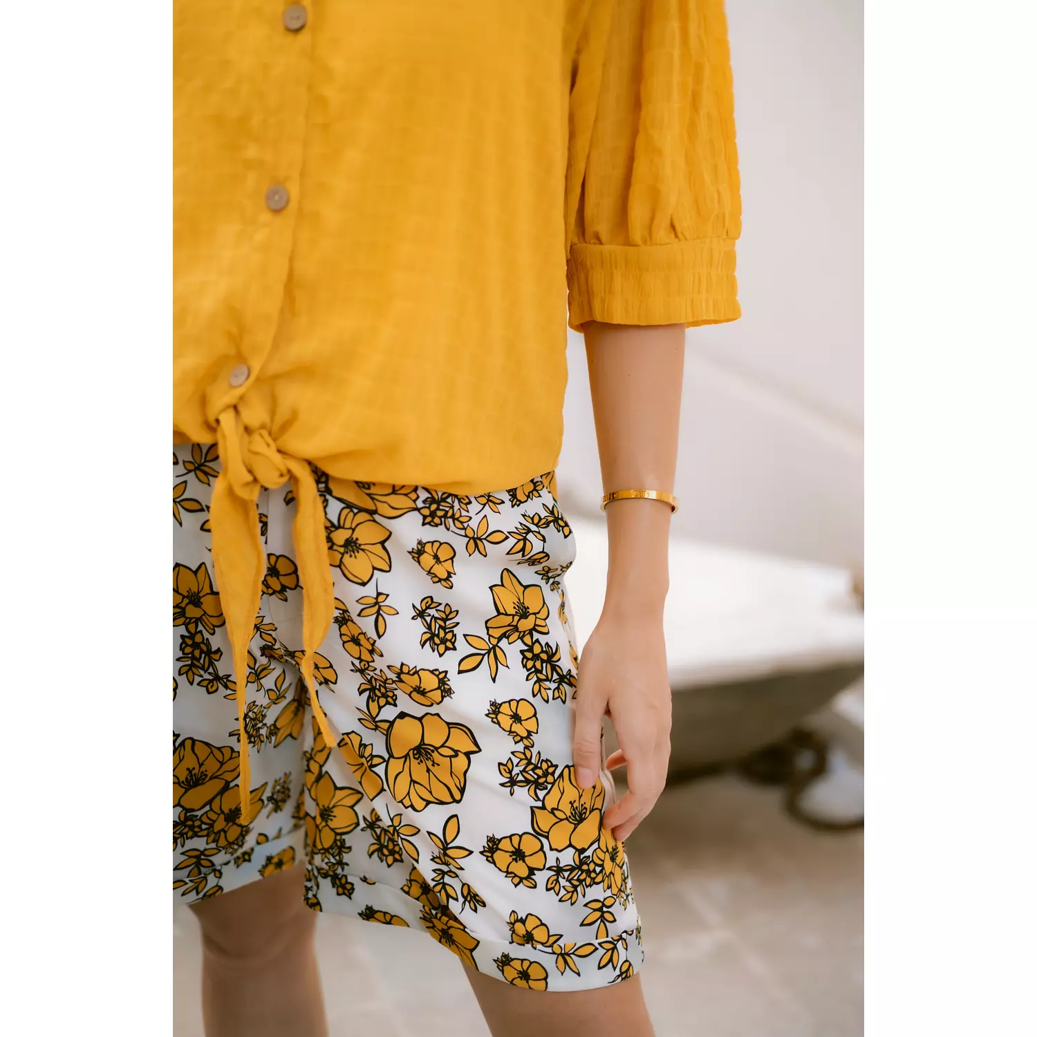 Floral shorts hover image