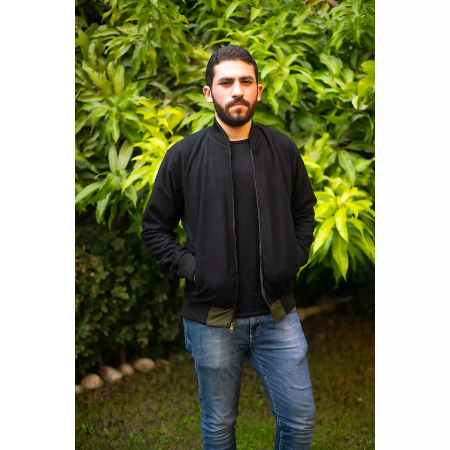 Olive Black Reversible Jacket 3