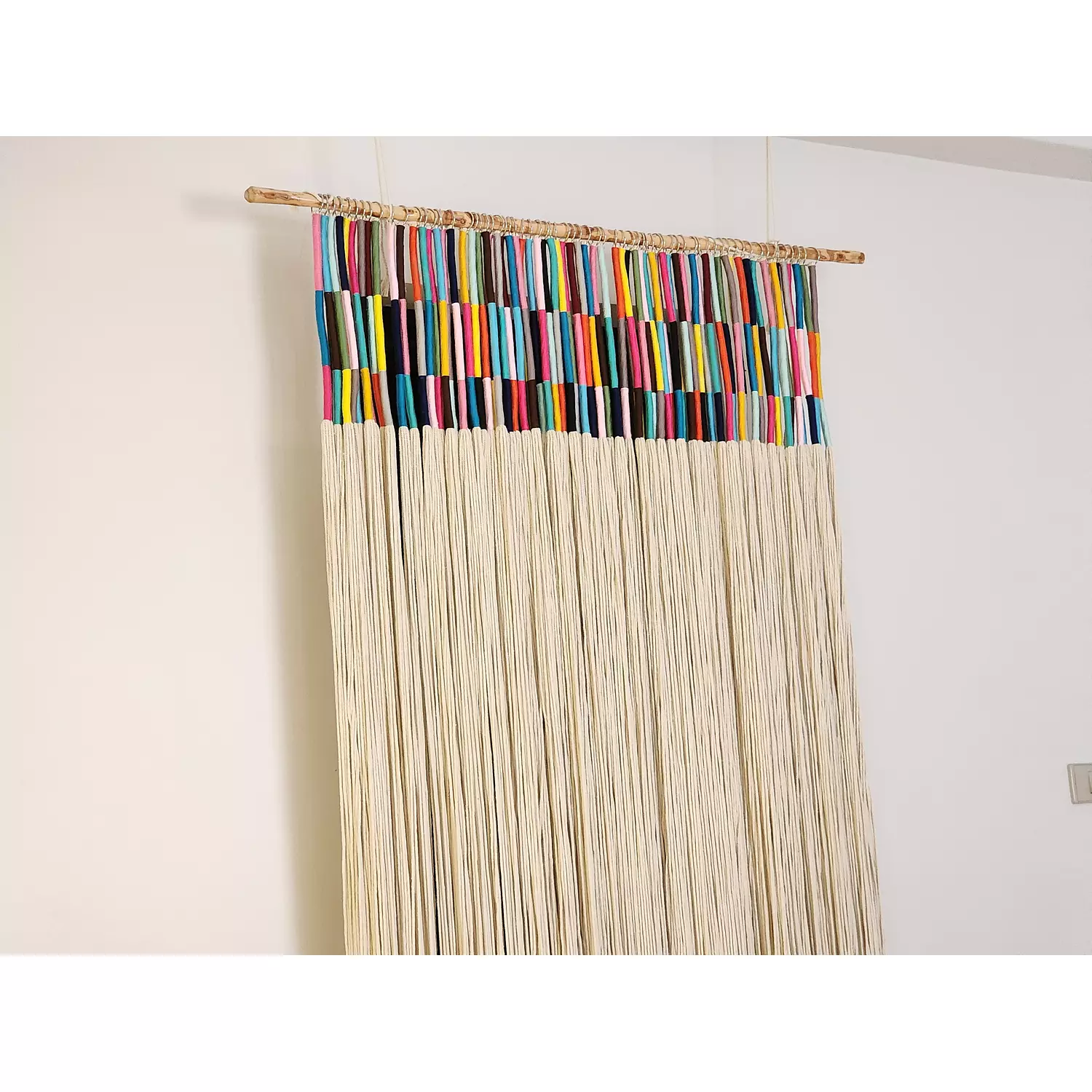 Colored Columns Long Curtain hover image