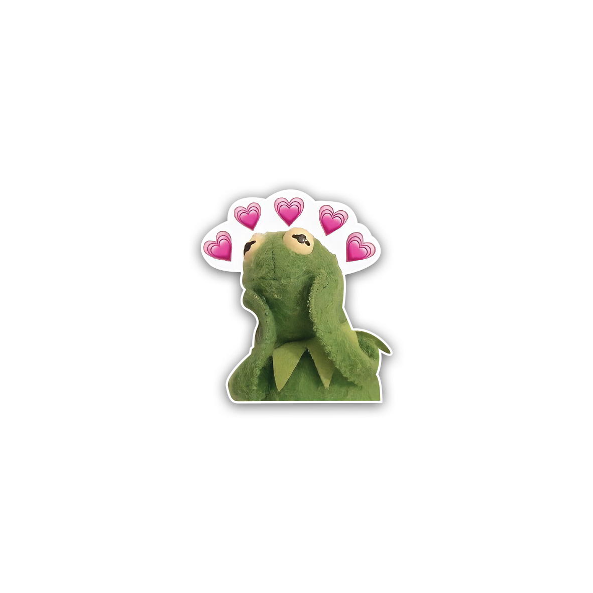 Kermit Frog meme hearts 🥰