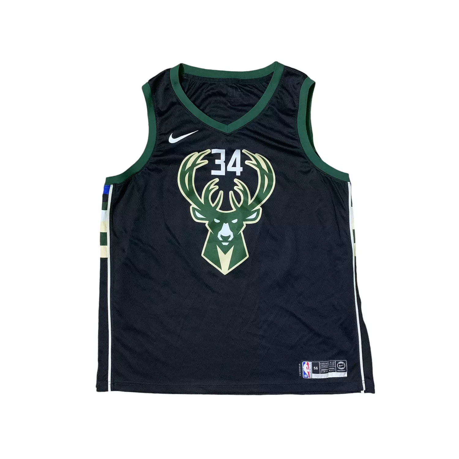 Nike  Antetokounmpo Milwaukee Bucks Black Jersey hover image