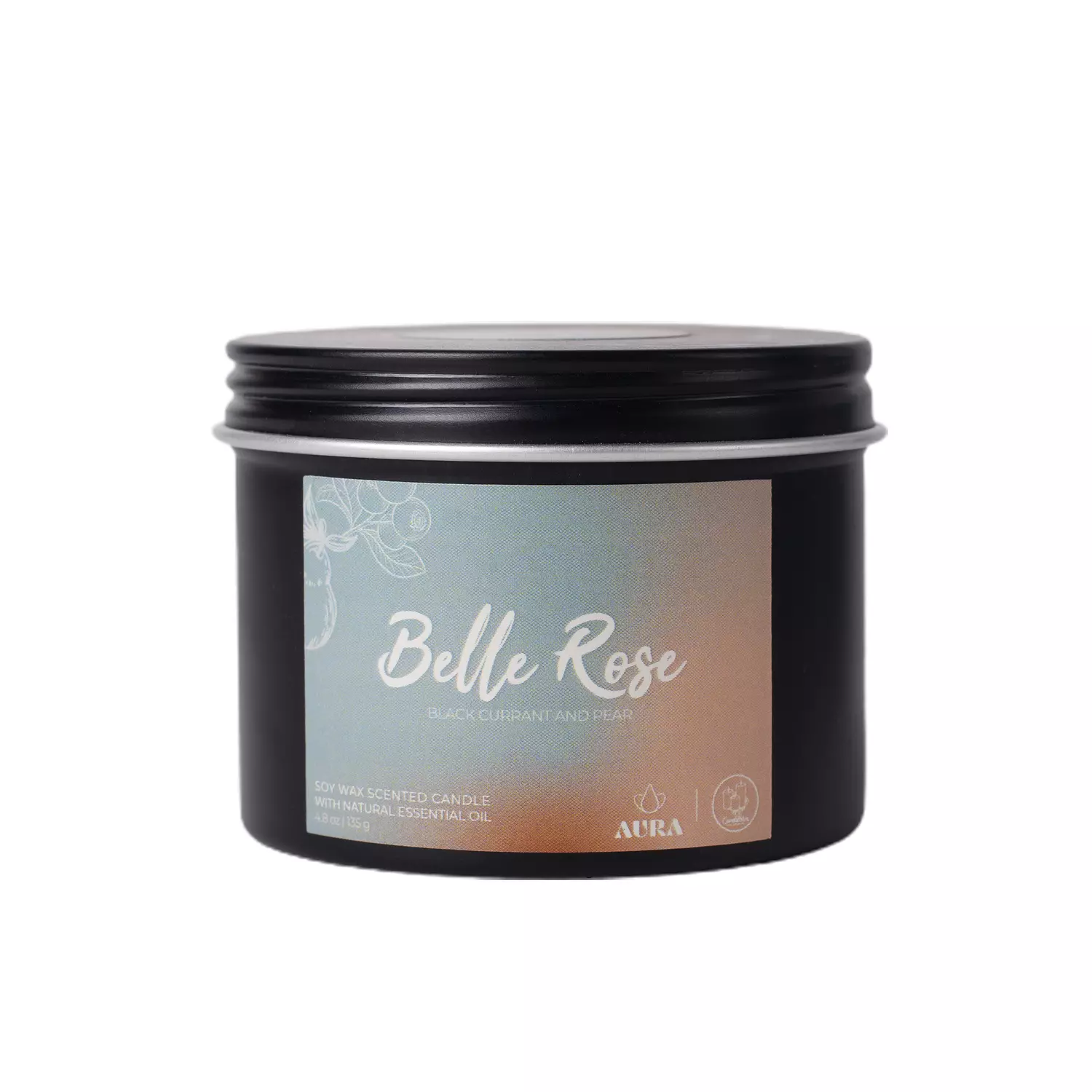 "Belle Rose" Soy Wax Scented Candle by AURA 135 gm inspired by "La Vie Est Belle".-2nd-img