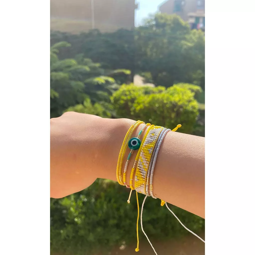 Yellow Bracelet Set