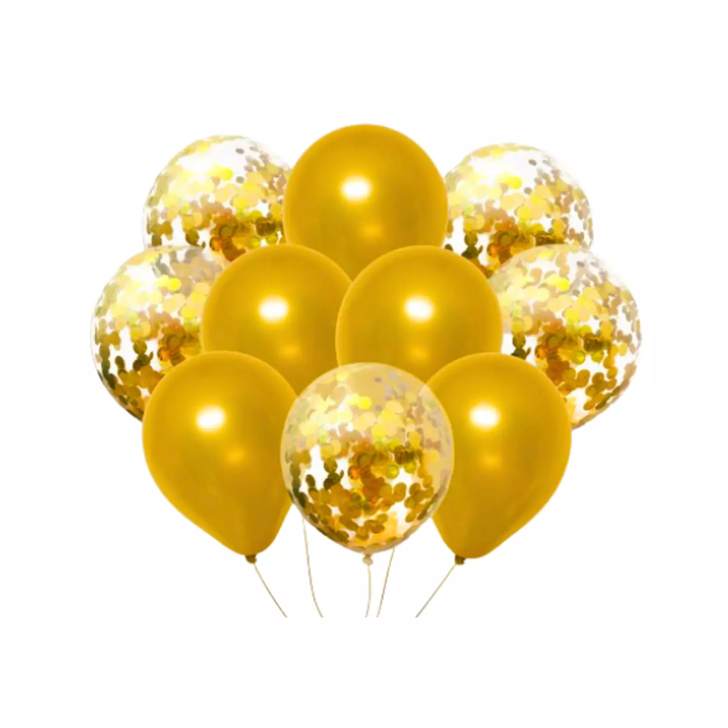 Gold Confetti Balloon Collection hover image