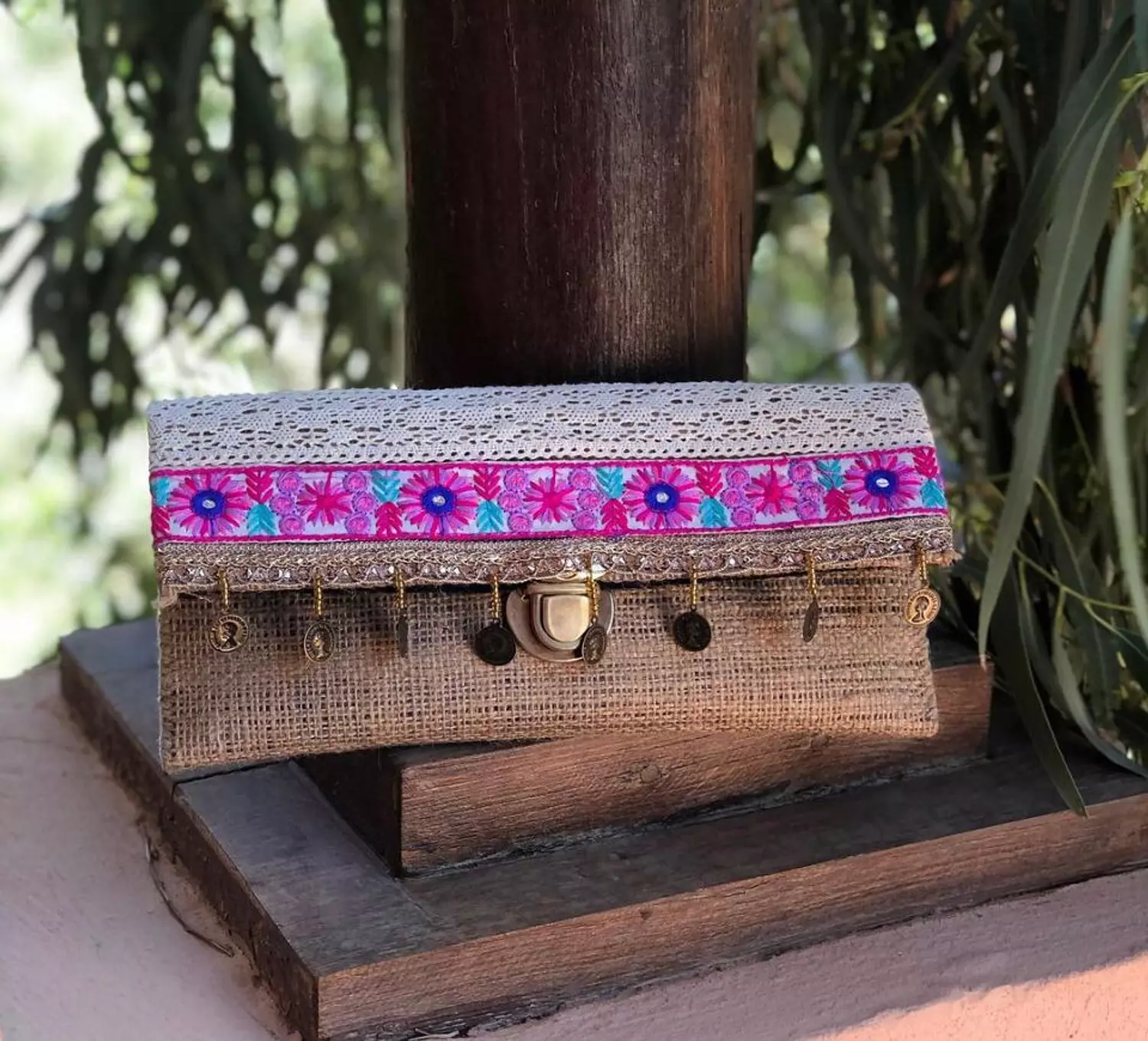 Gypsy Embellished Clutch-2nd-img