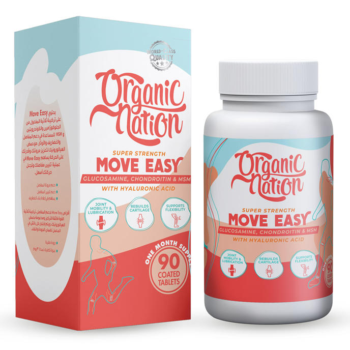 Organic Nation Super Strength Move Easy-30Serv.-90Coated Tablets