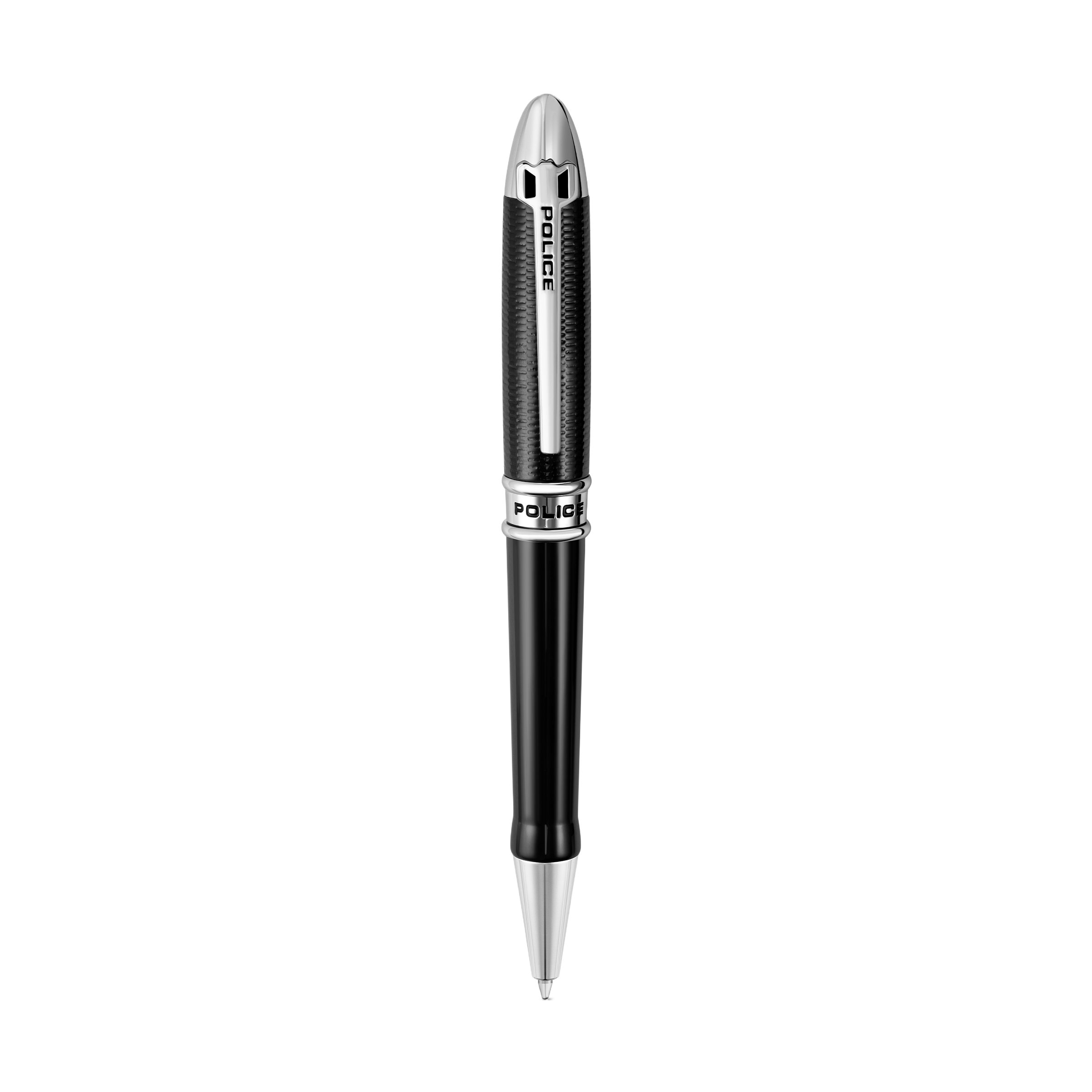 Police Kristen Pen For Men Black & Silver Color - PERGR0002704