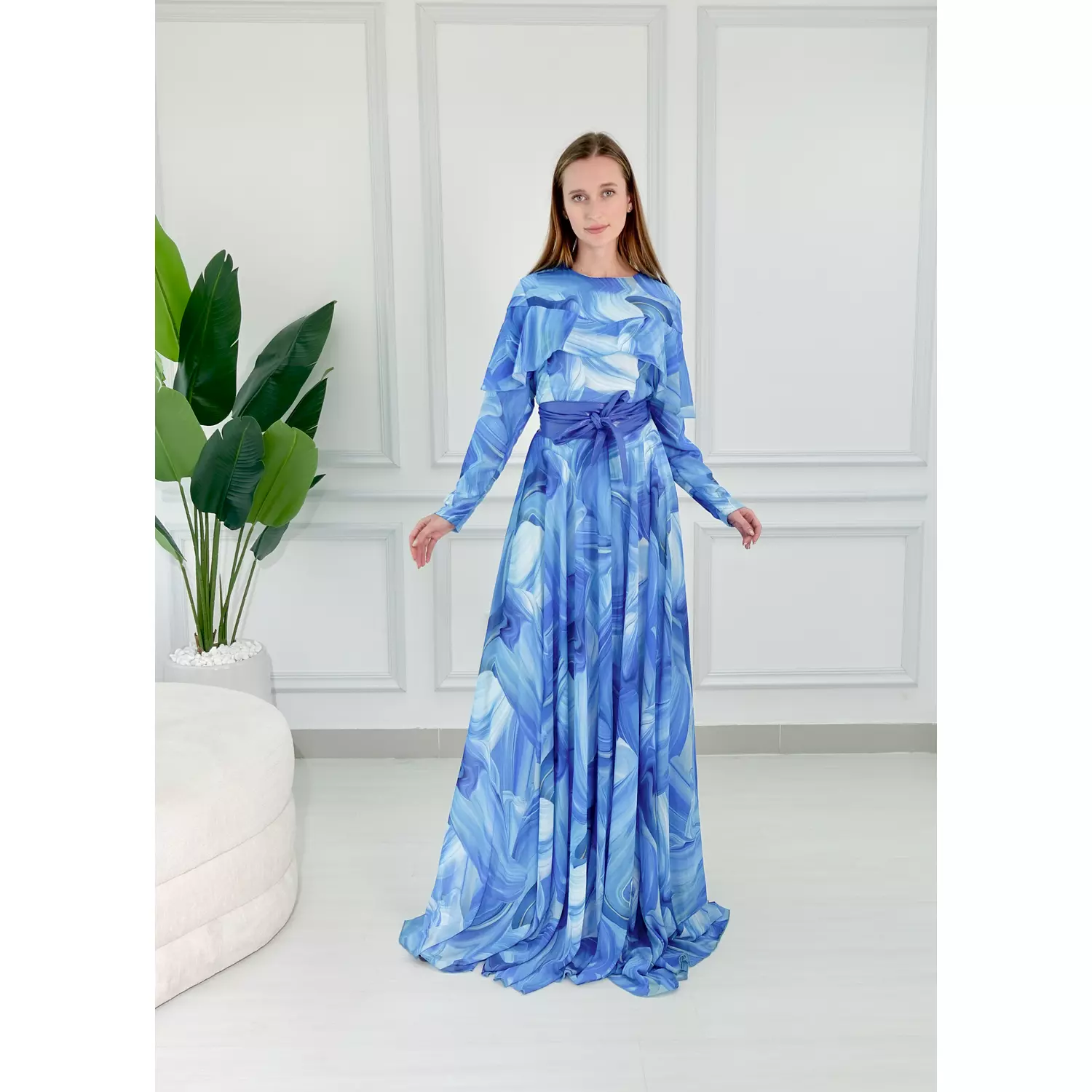 Mermaid Blue Dress 1