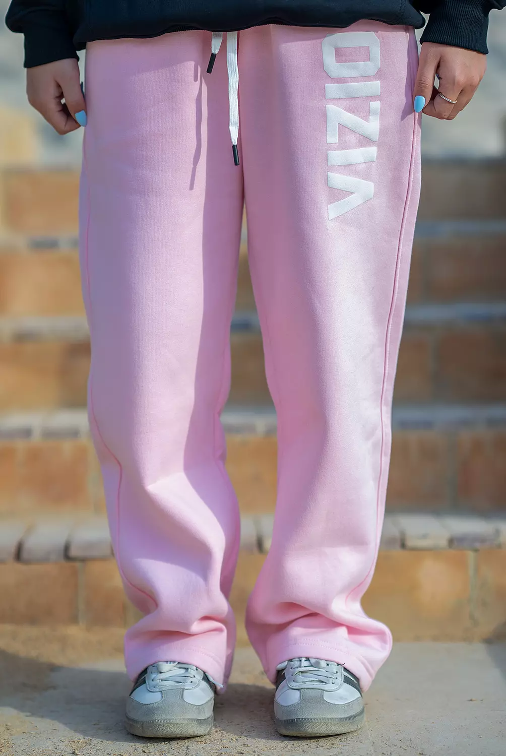 Pink " V " Sweatpant hover image