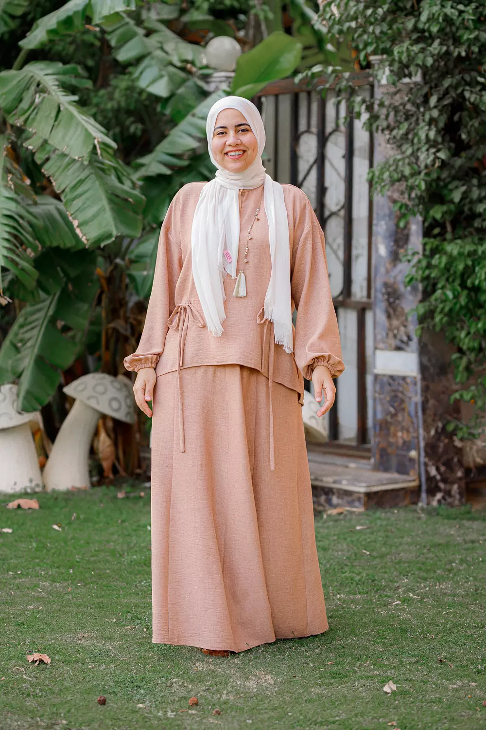 Tan Co-ord Linen Set  hover image