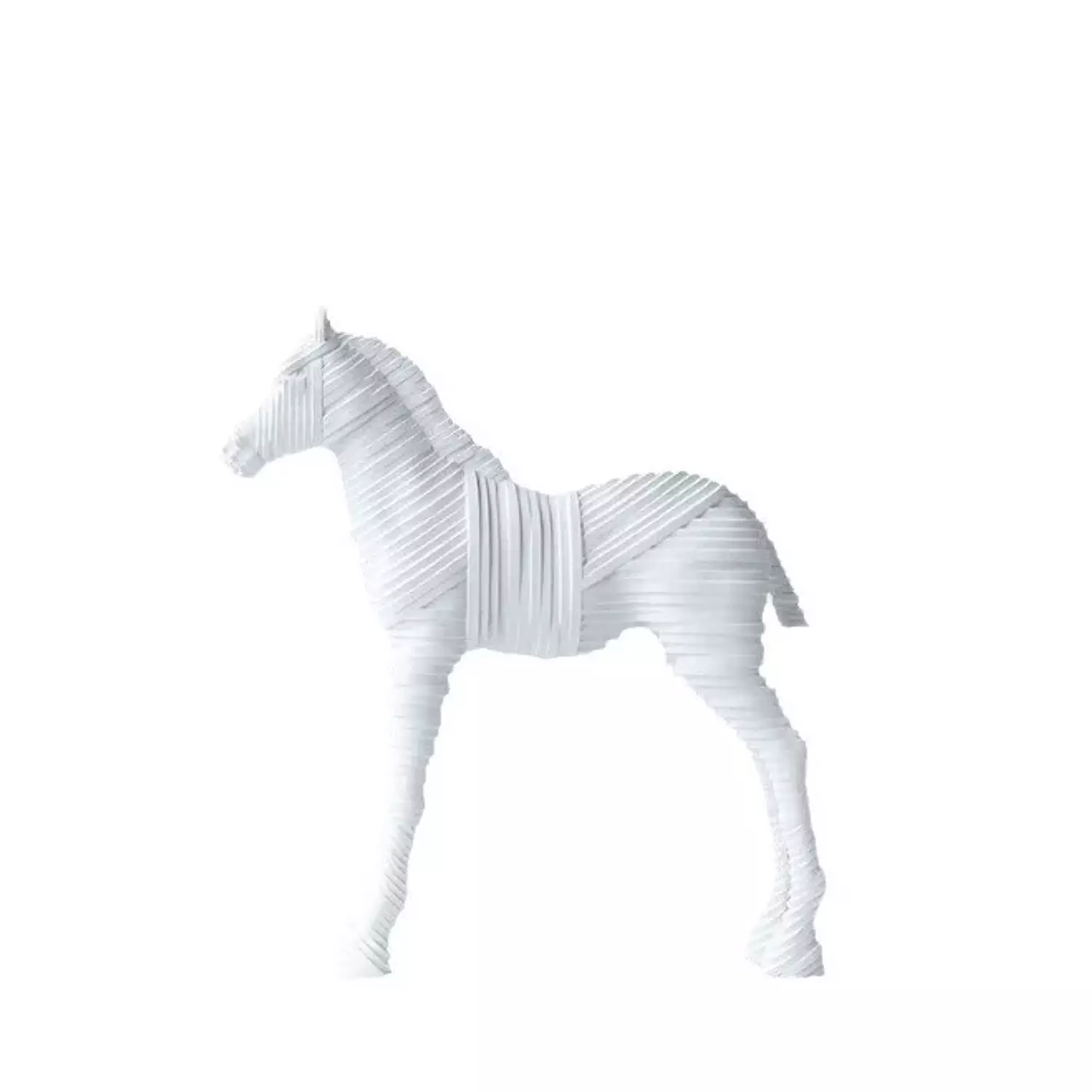 White horse hover image