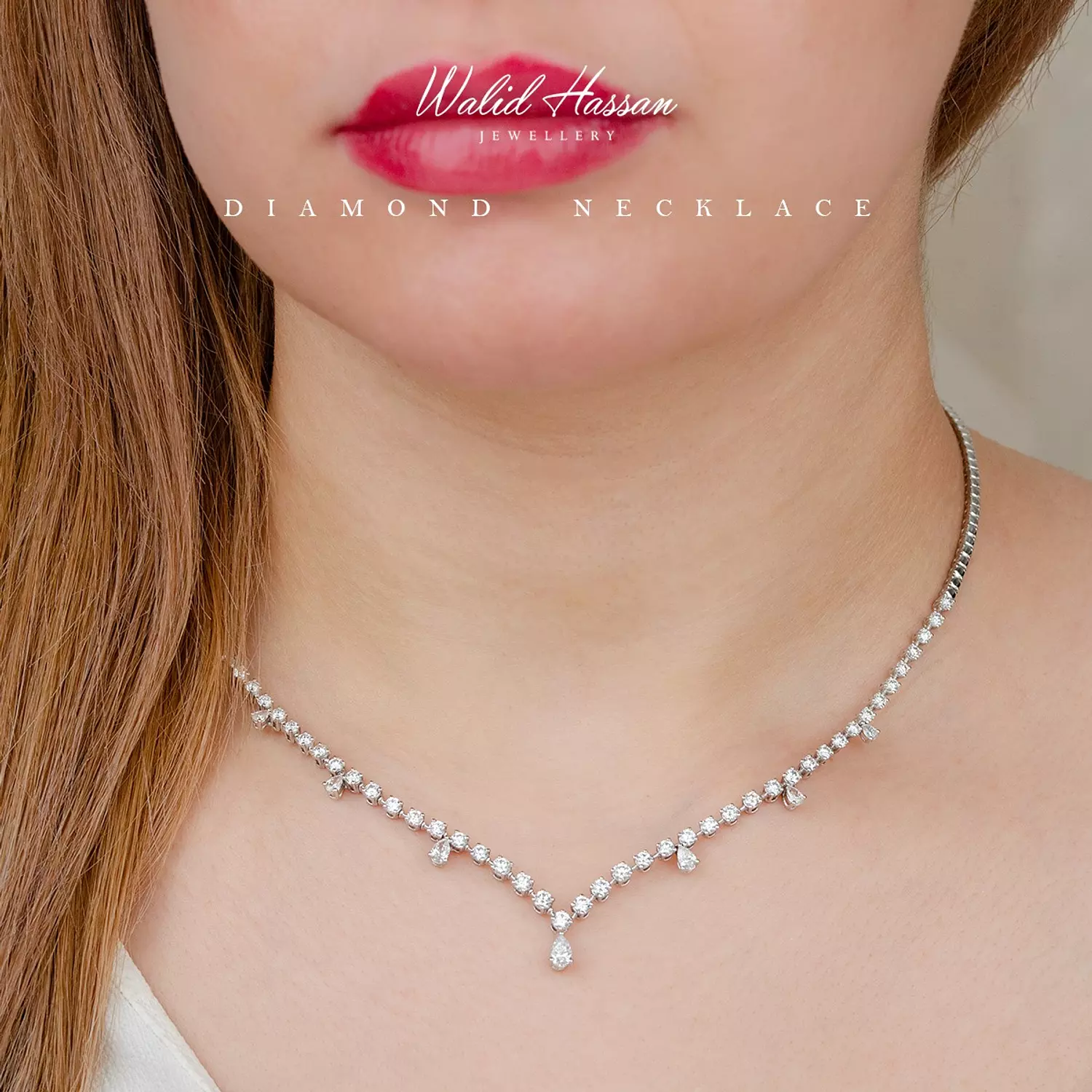 diamond necklace  hover image