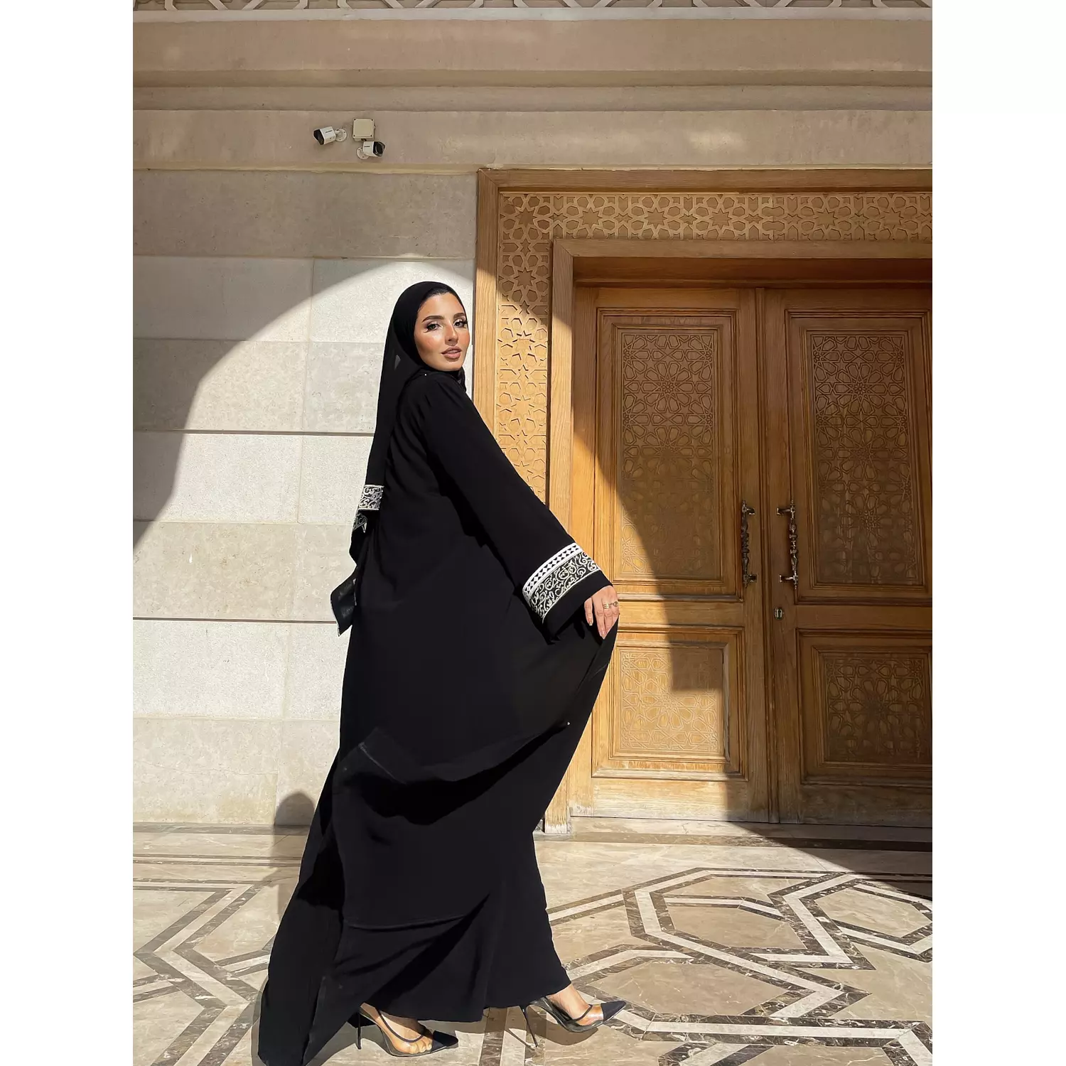 open black abaya  1