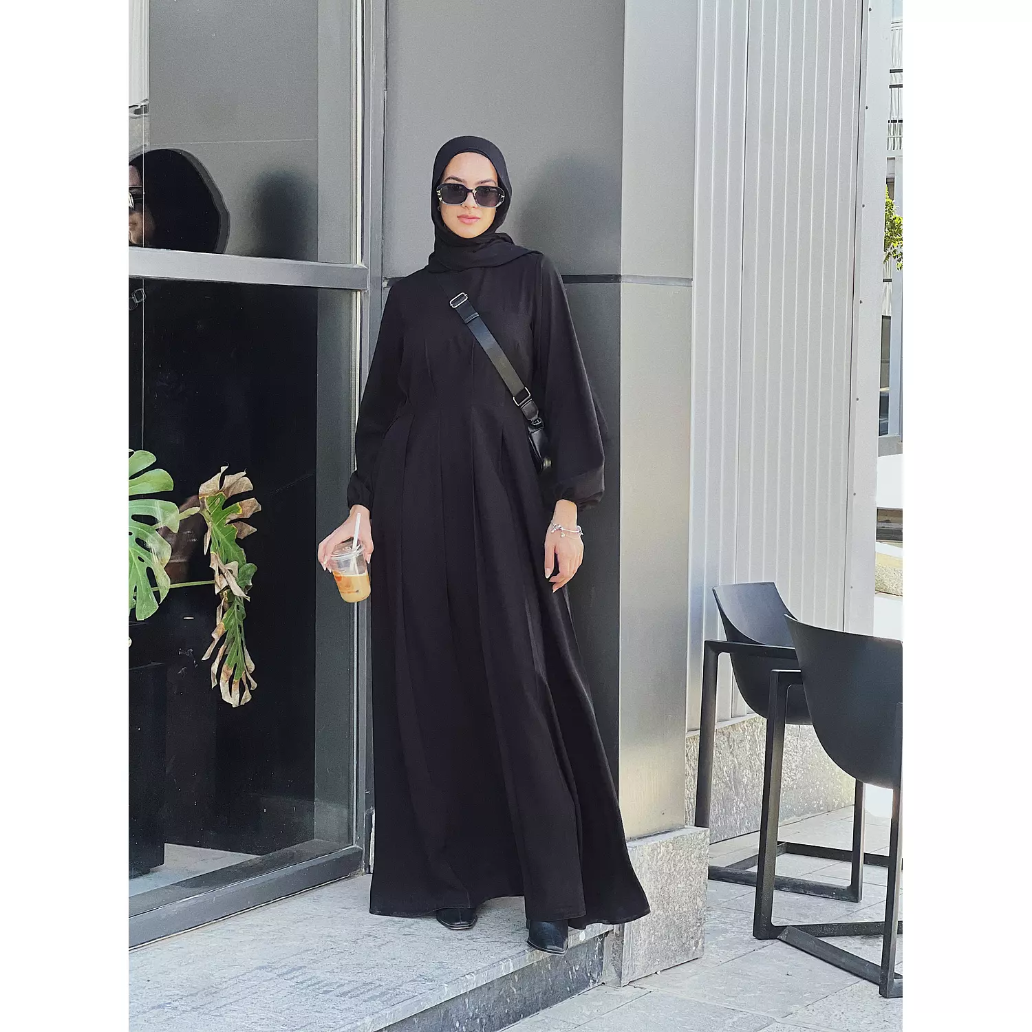 Triple Fold Abaya 1