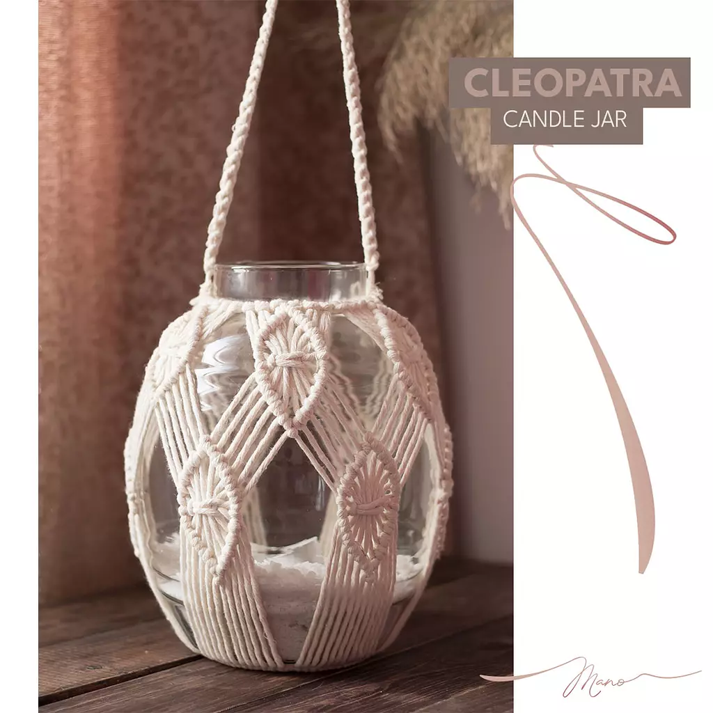 Cleopatra Candle Jar