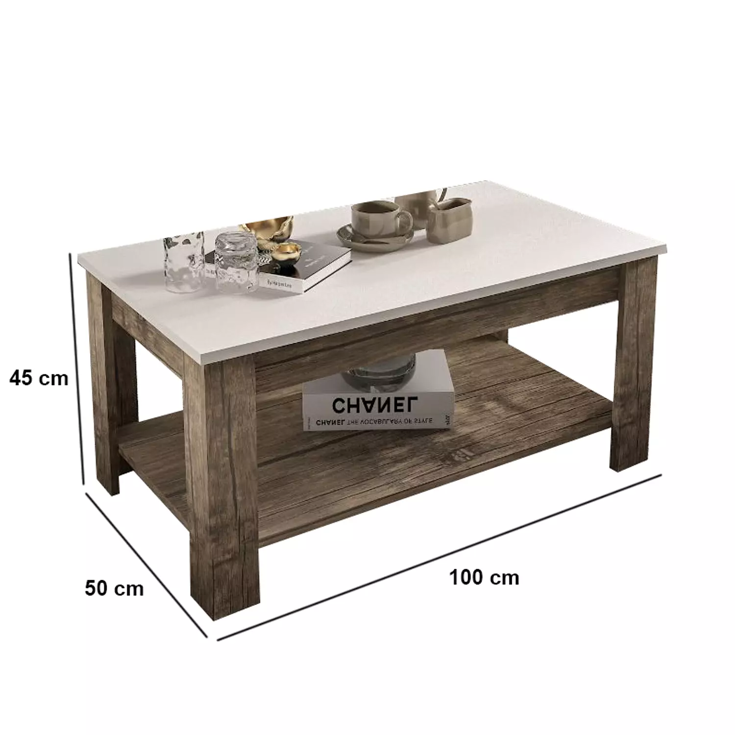 Center Table 100x50x45 cm - Artco.CT052 3