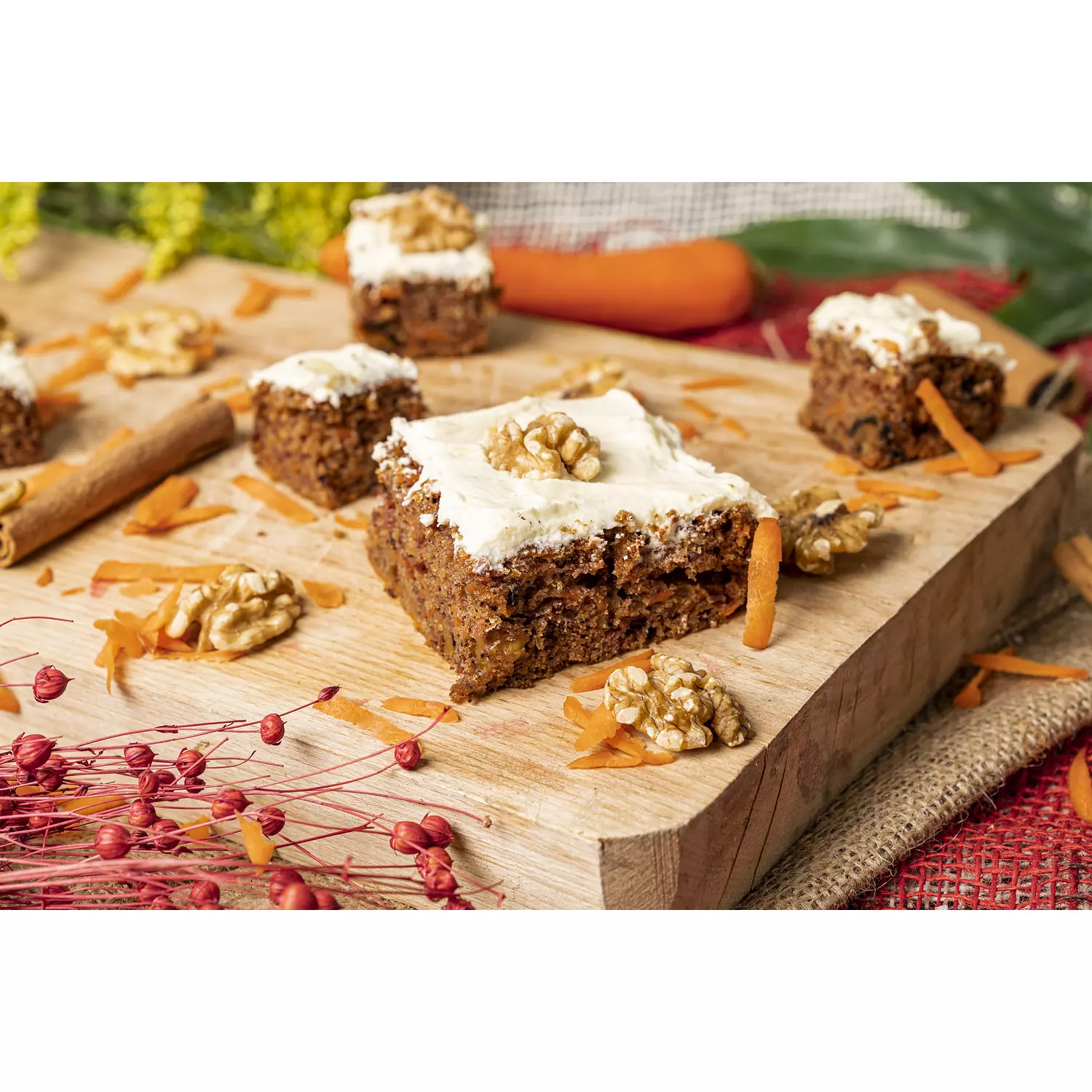 Buttecream Frosted Carrot Cake/ Carrot Sheet 4