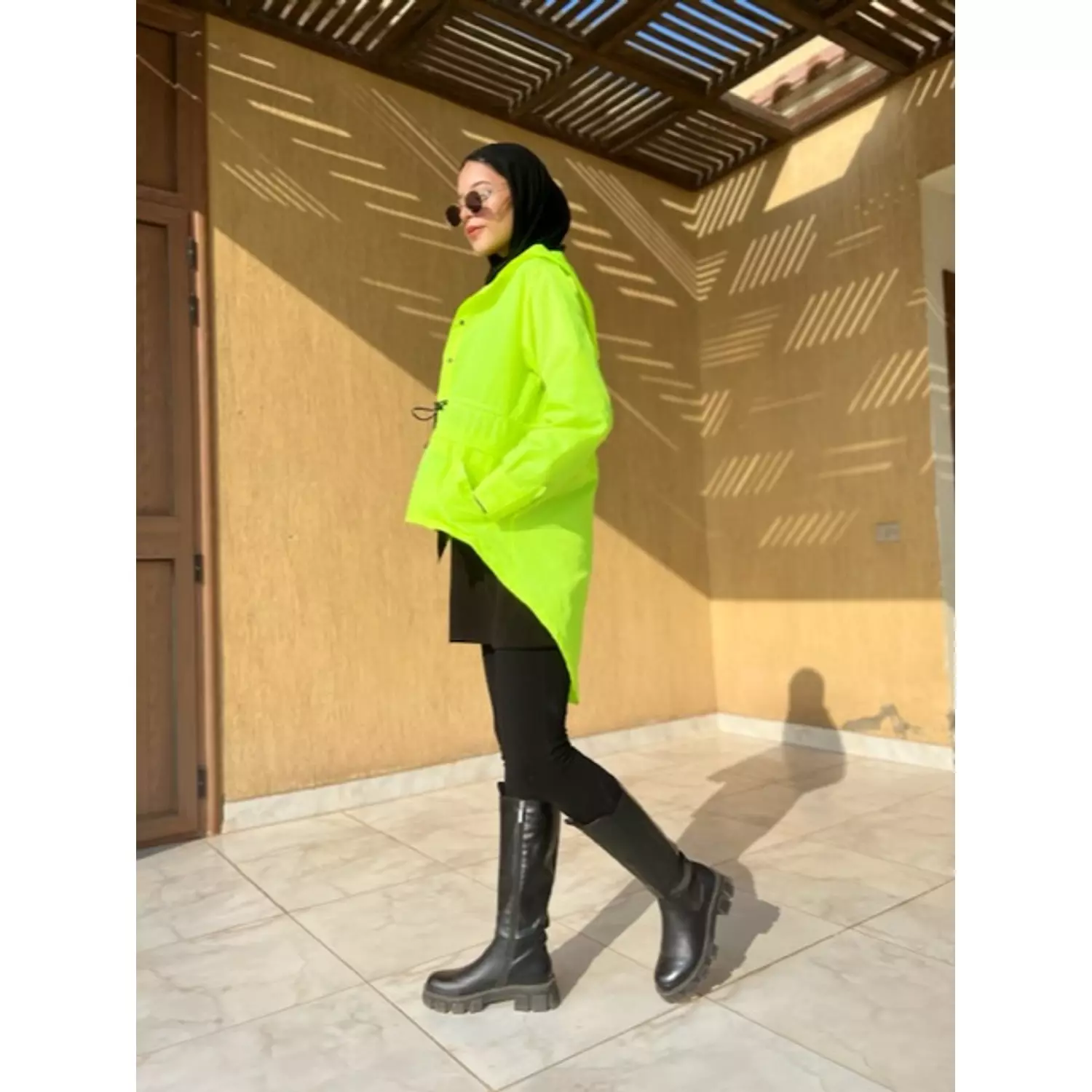 Neon waterproof jacket 2