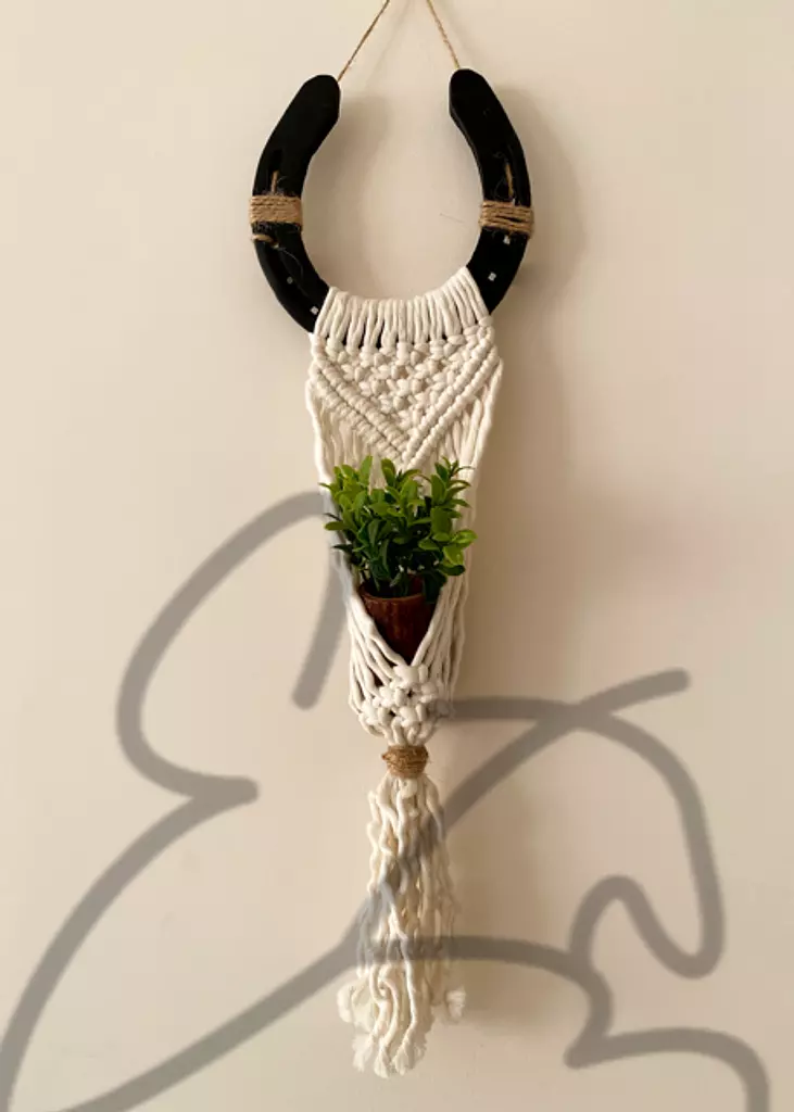 mini bot macrame style - 2