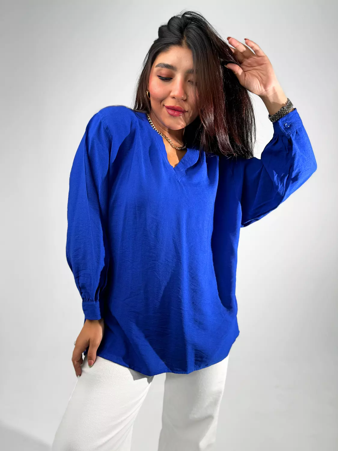 V Neck Blouse 16