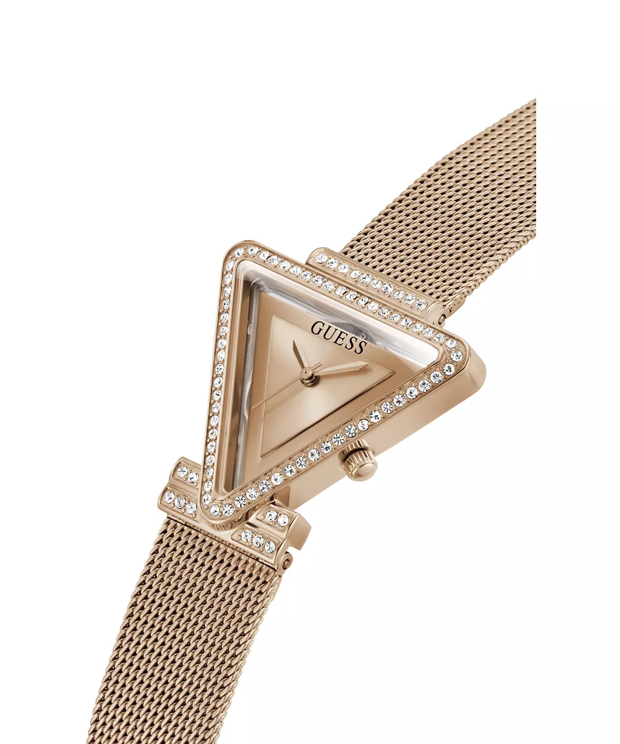 GUESS GW0508L3 ANALOG WATCH  For Women Rose Gold Stainless Steel/Mesh Polished Bracelet  3