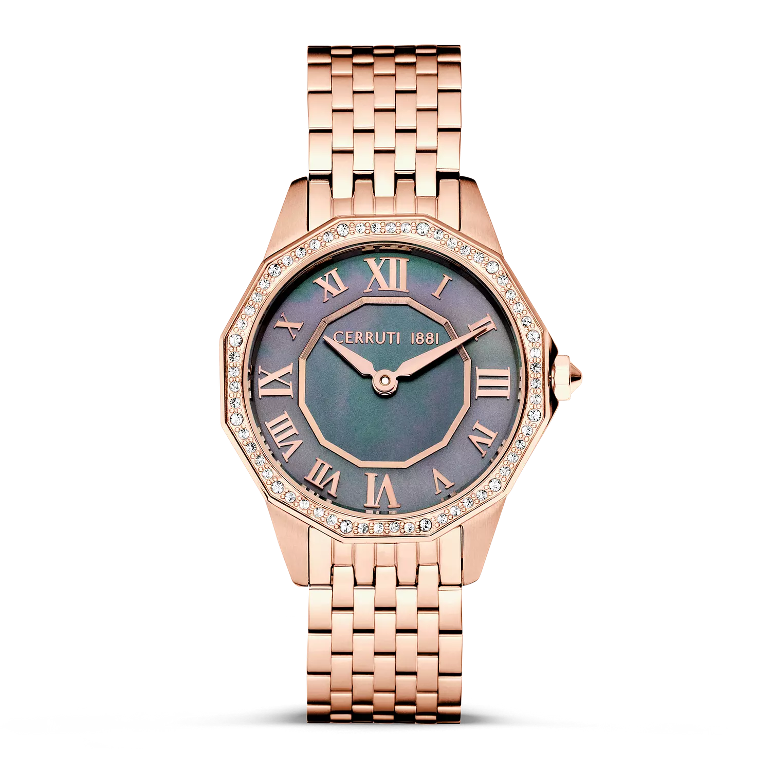 Cerruti 1881 Women's Rose Gold Analog Stainless Steel Strap Watch | CIWLG0008201 0