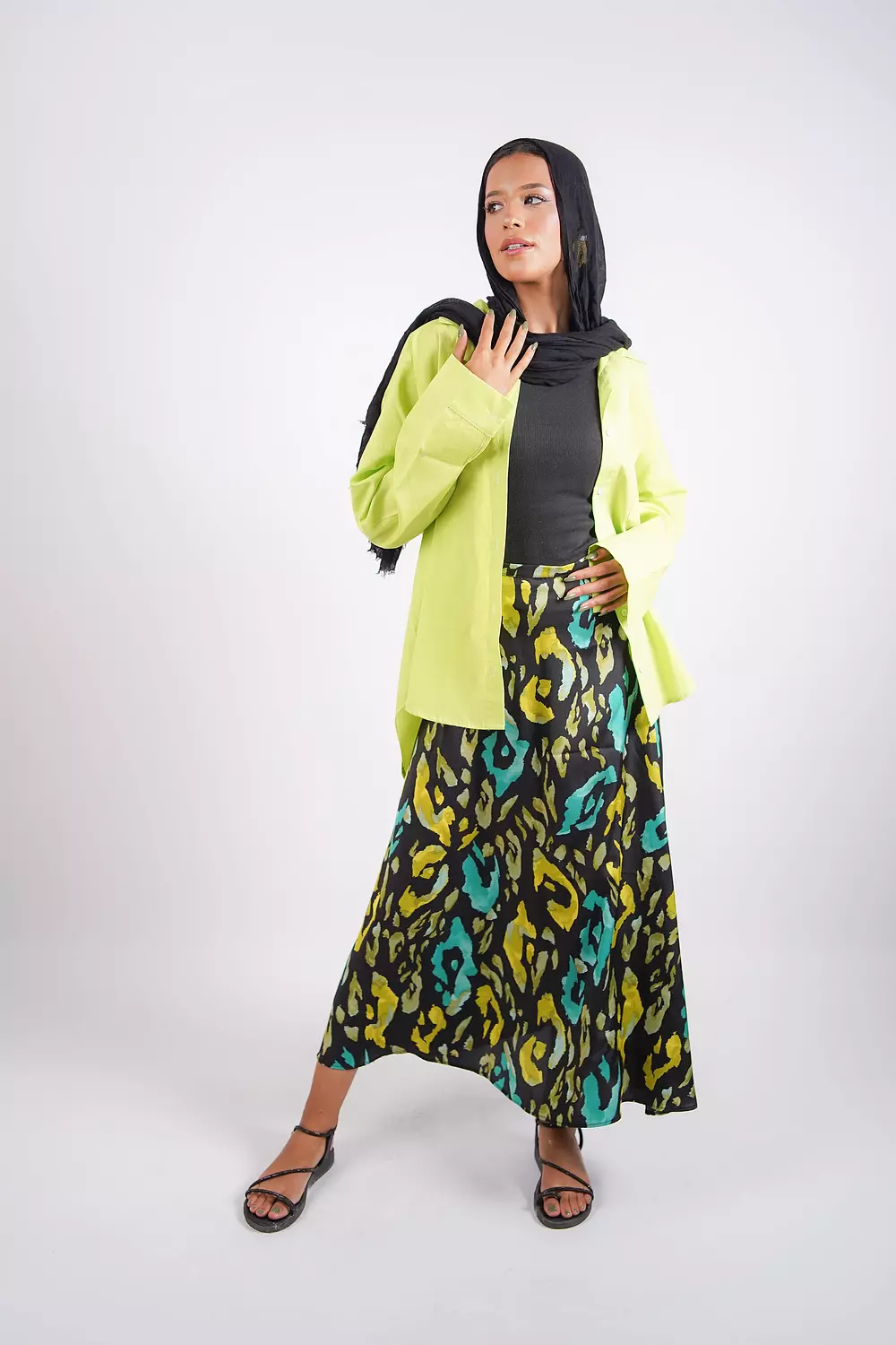 Green Leopard Skirt 3